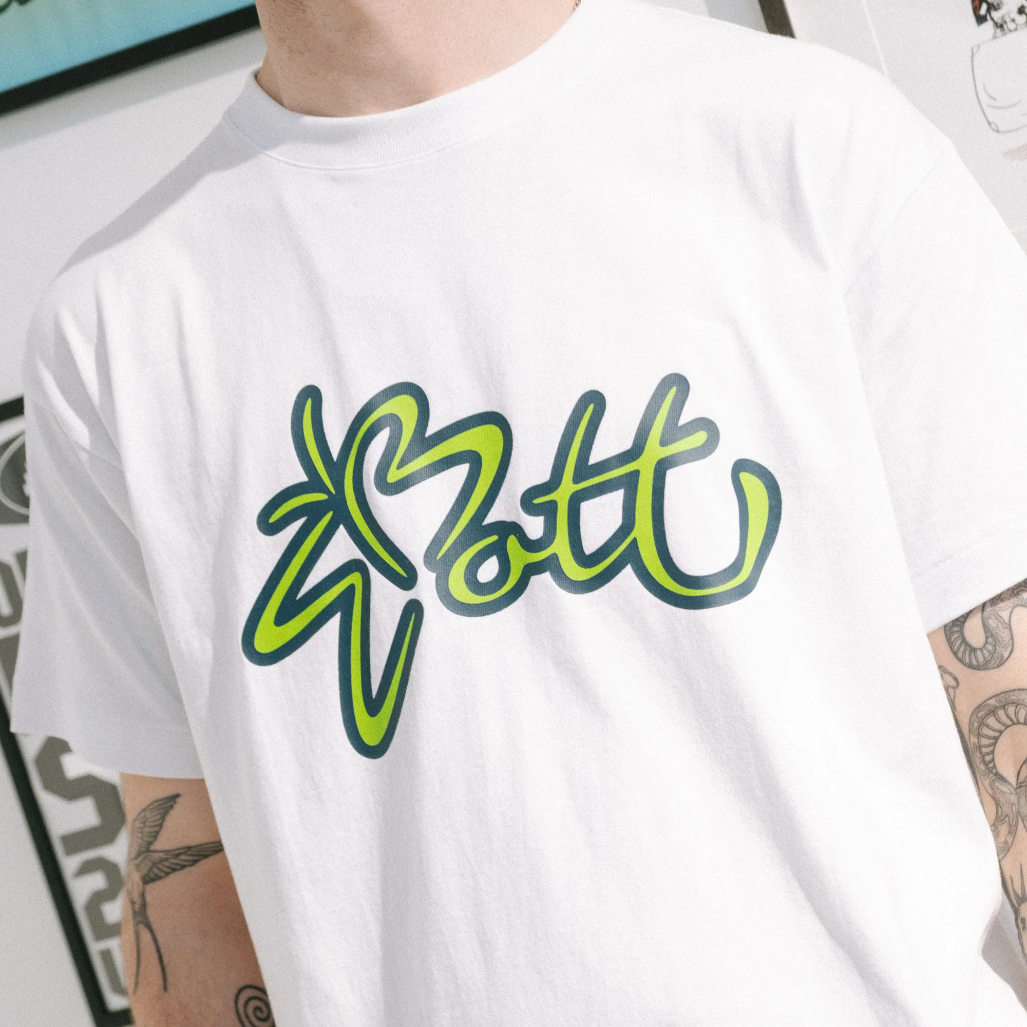 BoTT Botterfly Tee - White - Image 4
