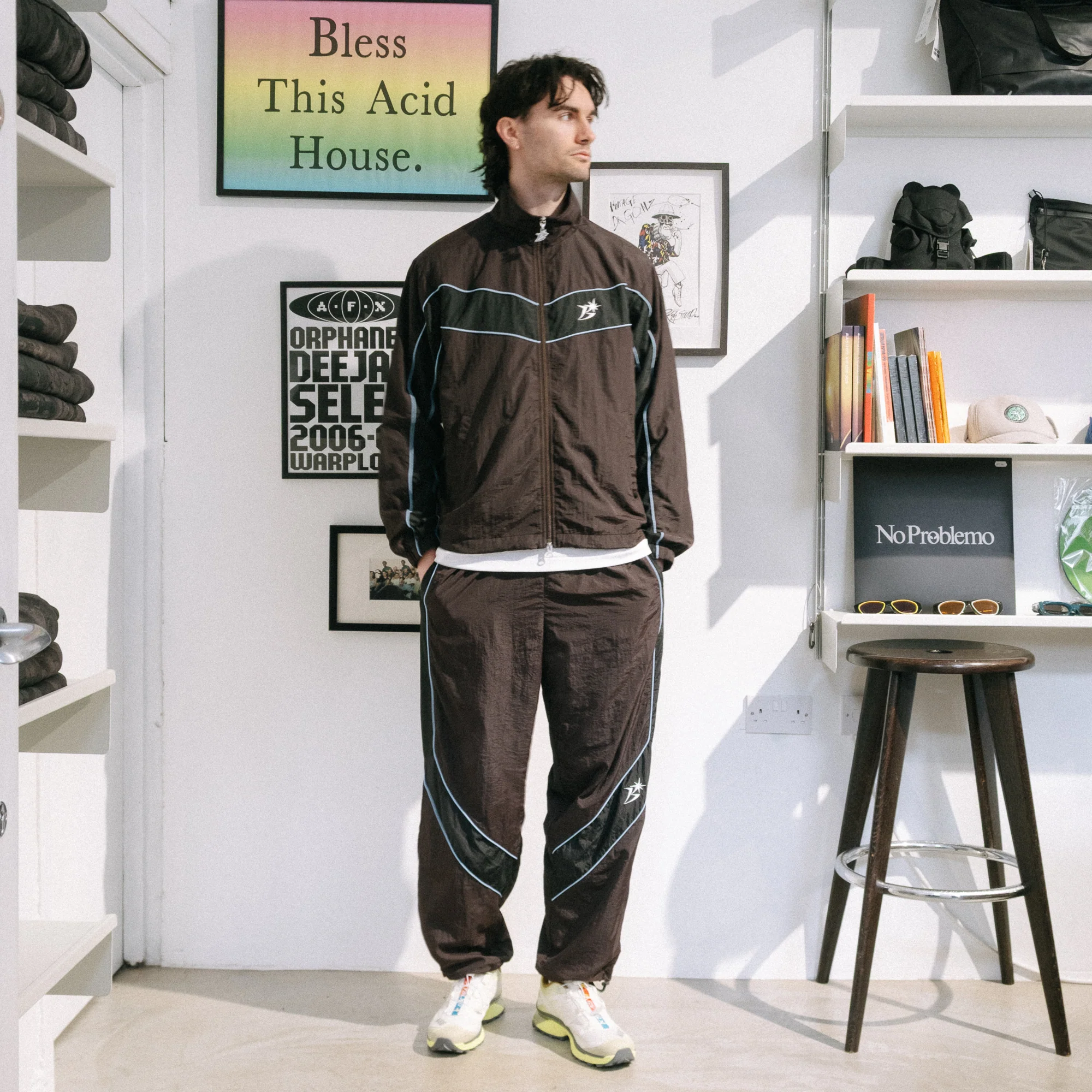 BoTT Paneled Track Jacket - Brown - Image 4