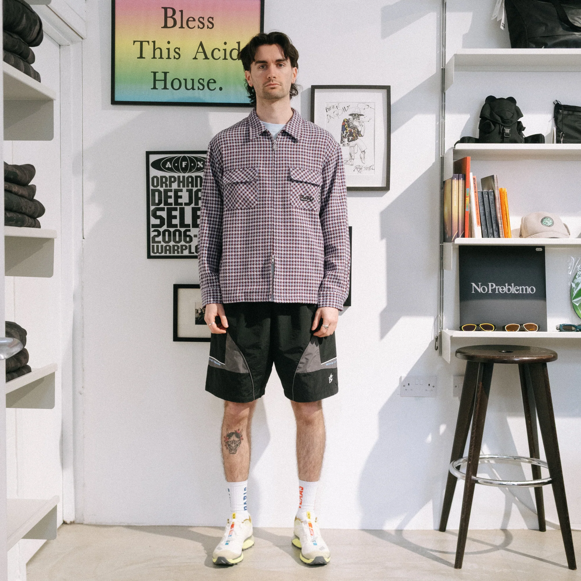 BoTT Paneled Track Short - Black - Image 4
