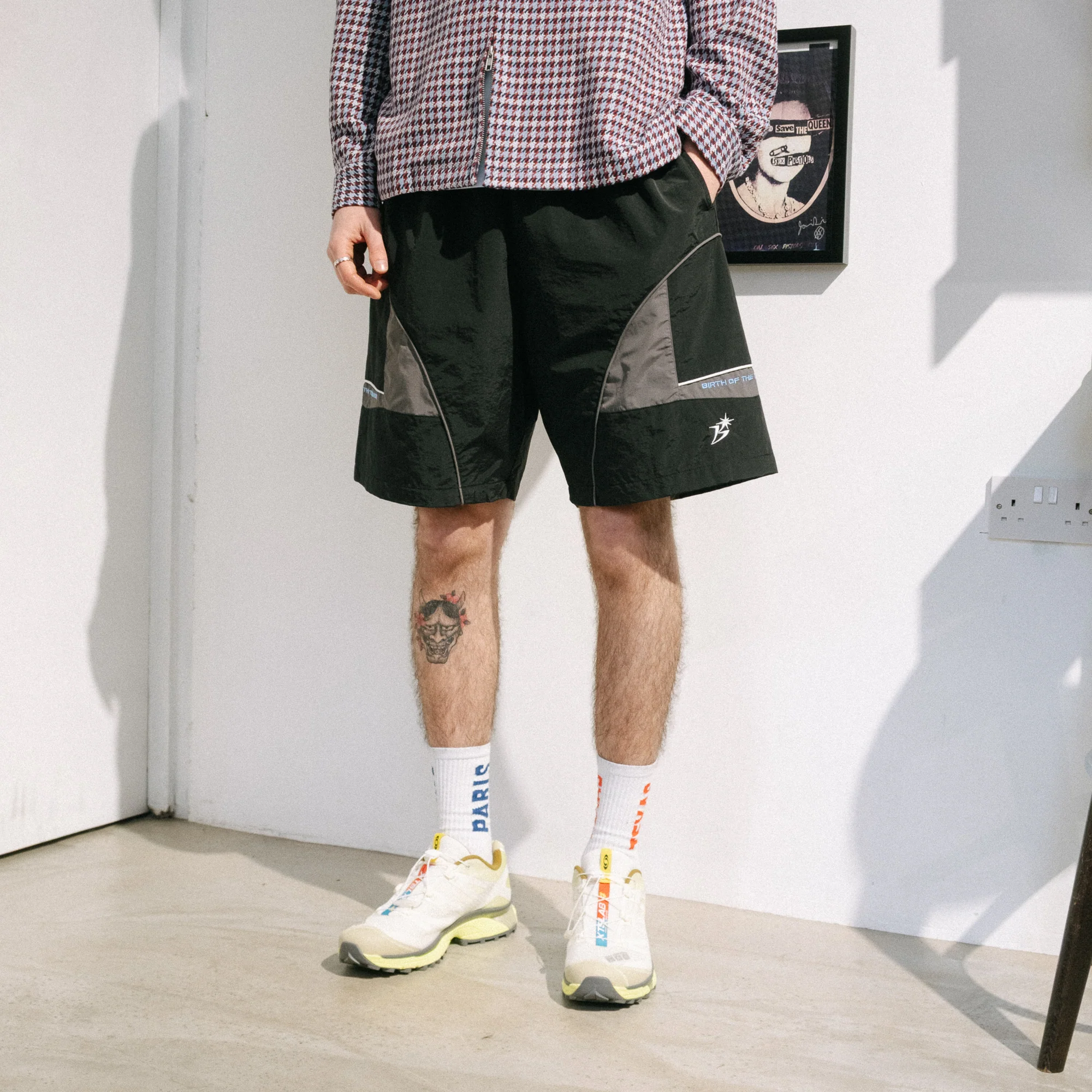 BoTT Paneled Track Short - Black - Image 5