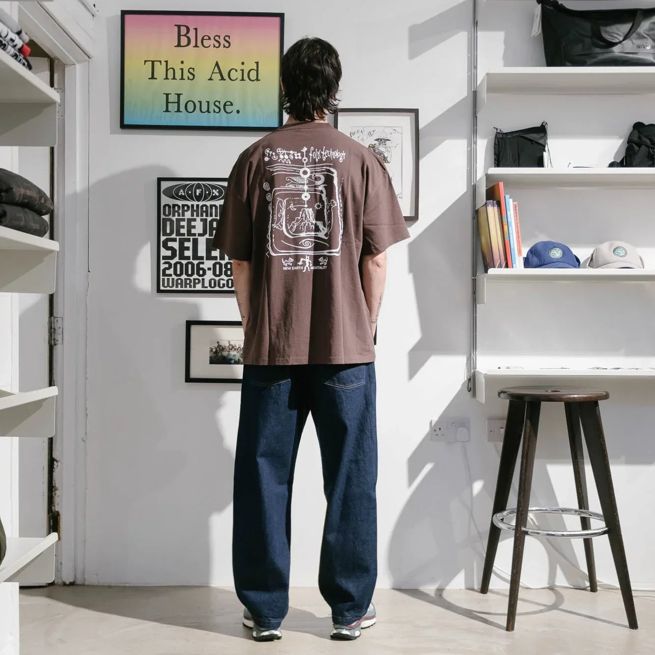 Brain Dead Ancient Knowledge T-Shirt - Berry - Image 5