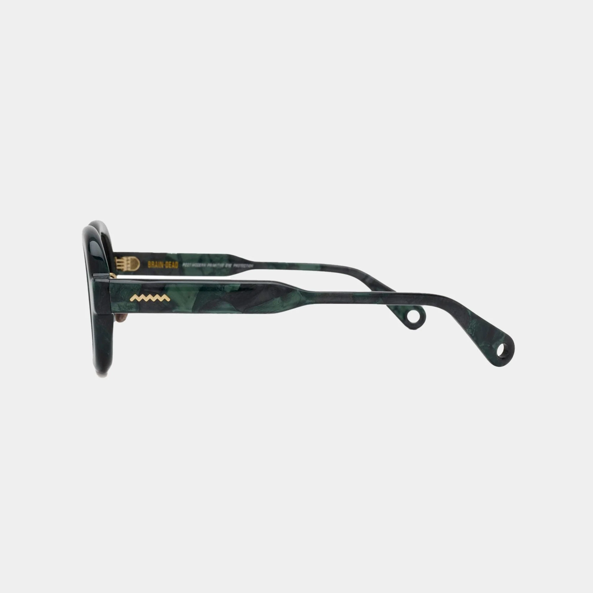 Brain Dead Newman Eye Protection - Green Pearl/Coke Bottle Lens - Image 3