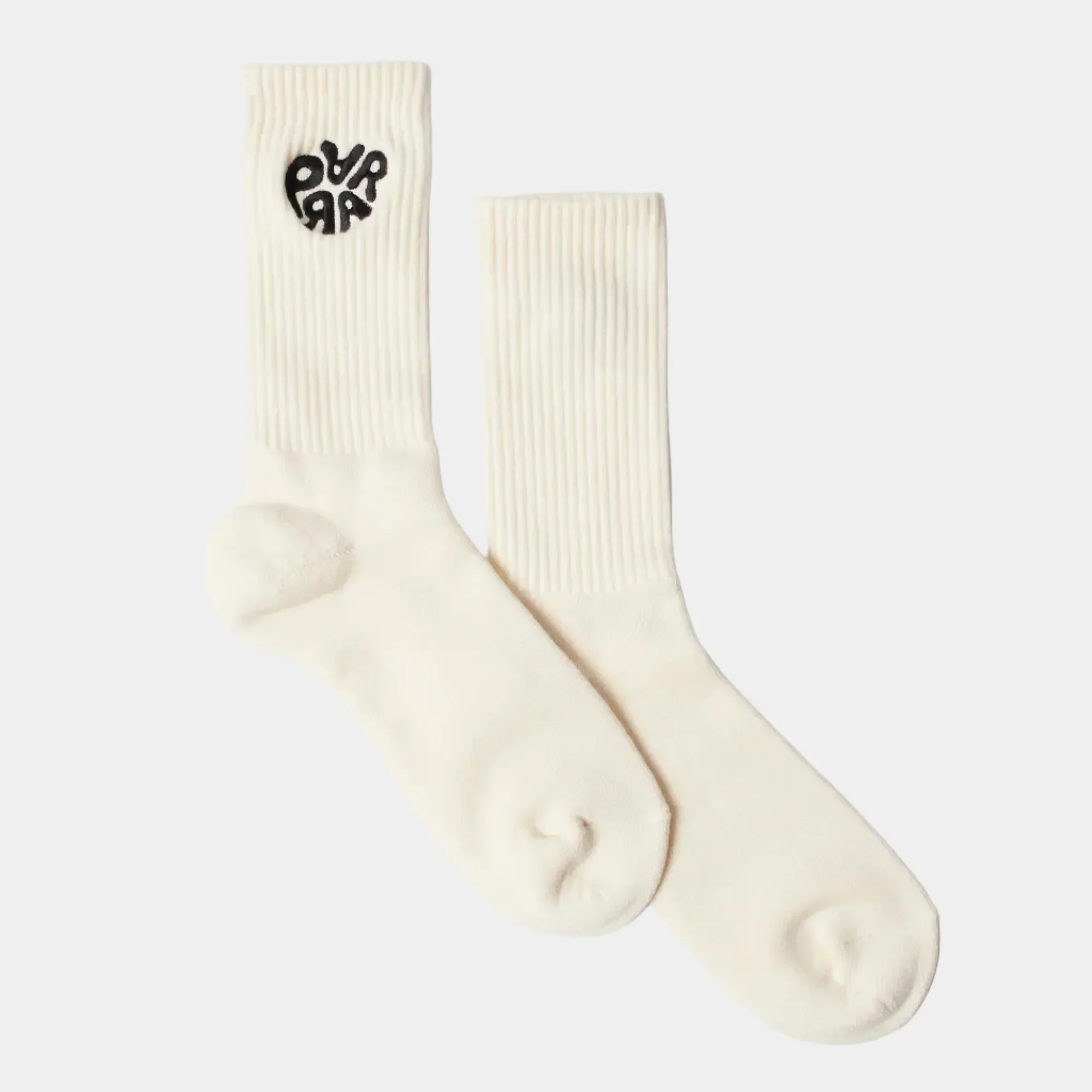 By Parra 1976 Logo Crew Socks - Off White