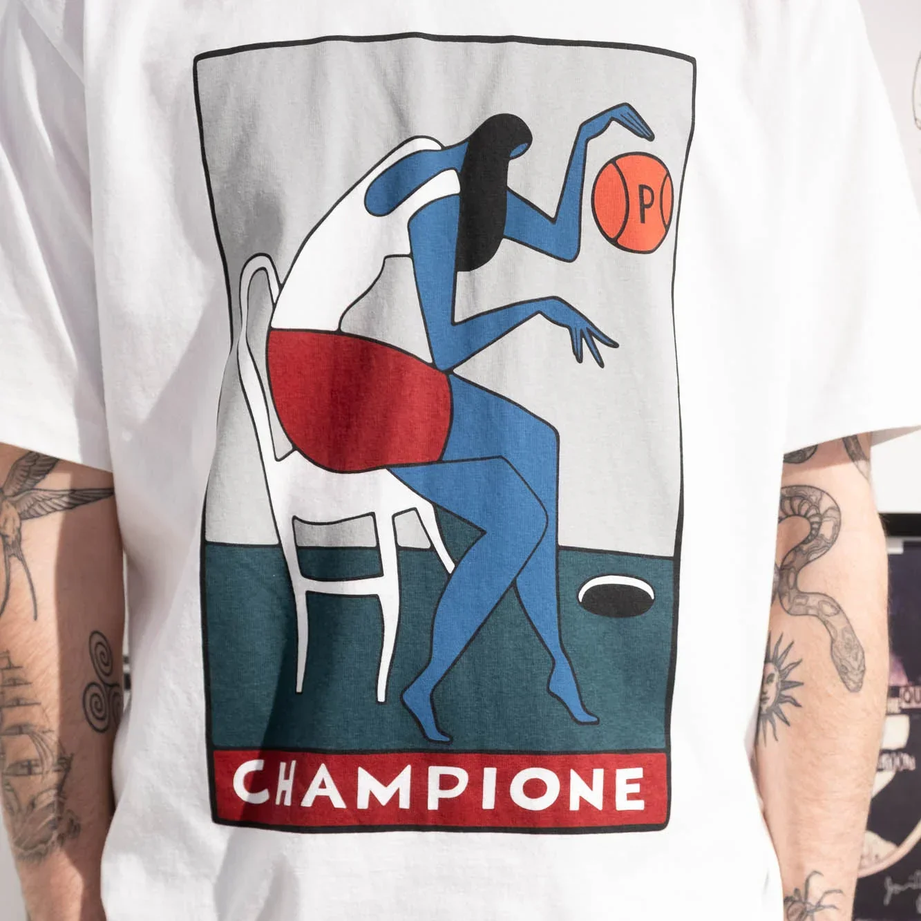 By Parra Champione T-Shirt - White - Image 4