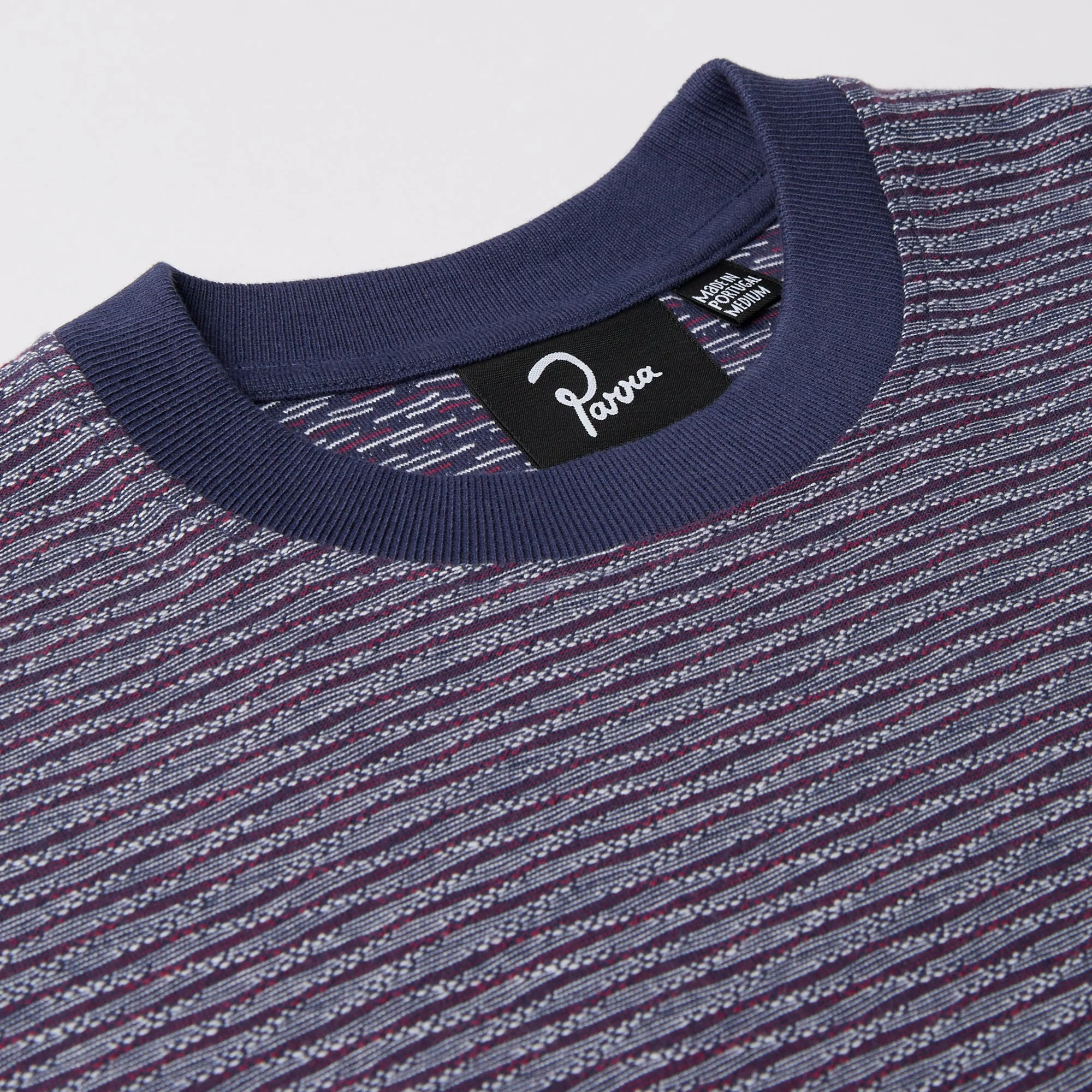 By Parra Crooked Stripe T-Shirt - Blue - Image 2
