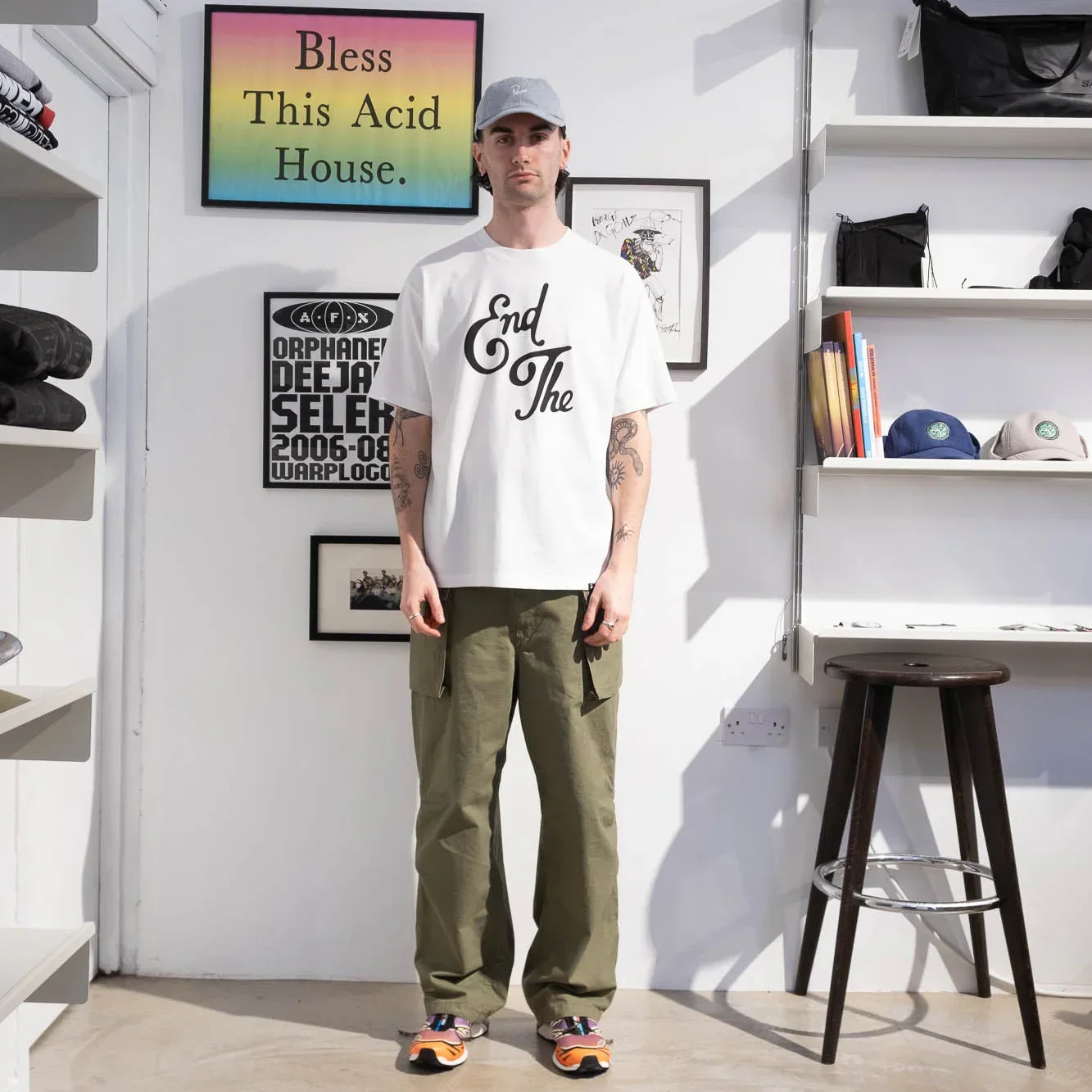 By Parra End The Loungechair T-Shirt - White - Image 4