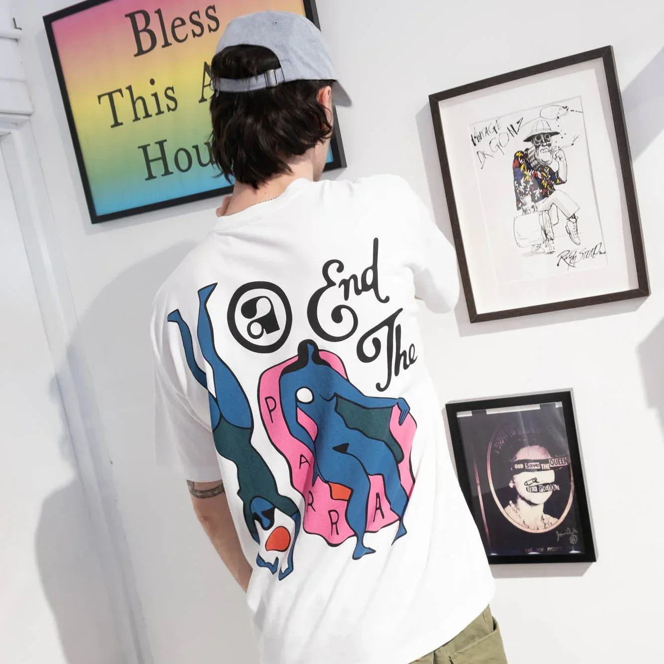 By Parra End The Loungechair T-Shirt - White - Image 5