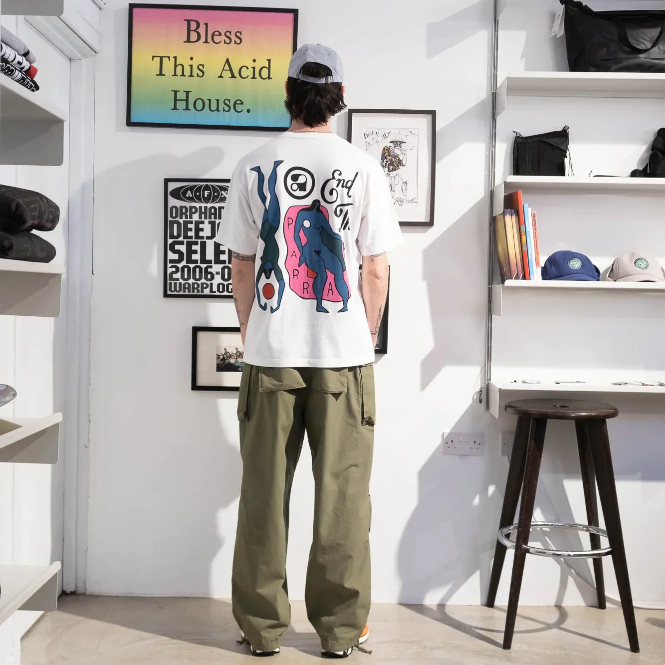 By Parra End The Loungechair T-Shirt - White - Image 6