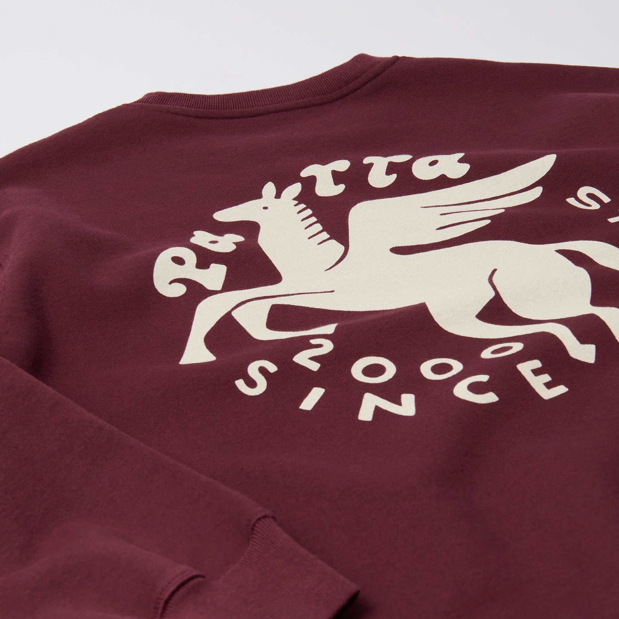 By Parra Gasoline Crew Neck Sweatshirt - Dark Burgundy - Image 2