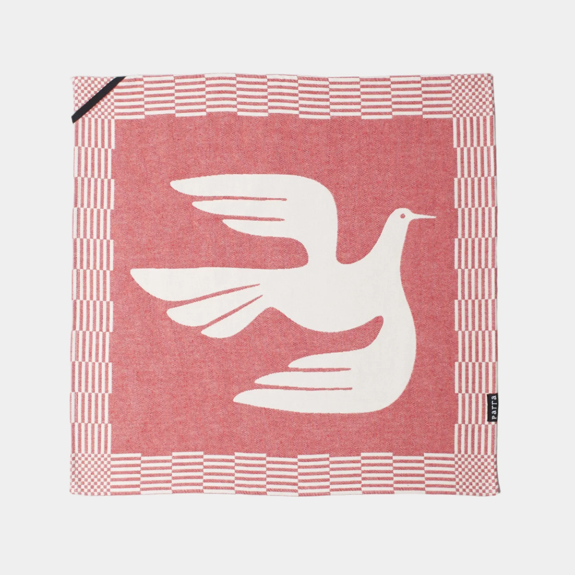 By Parra Infinite Kitchen Bird Towel Set Of 2 - Red - Image 6