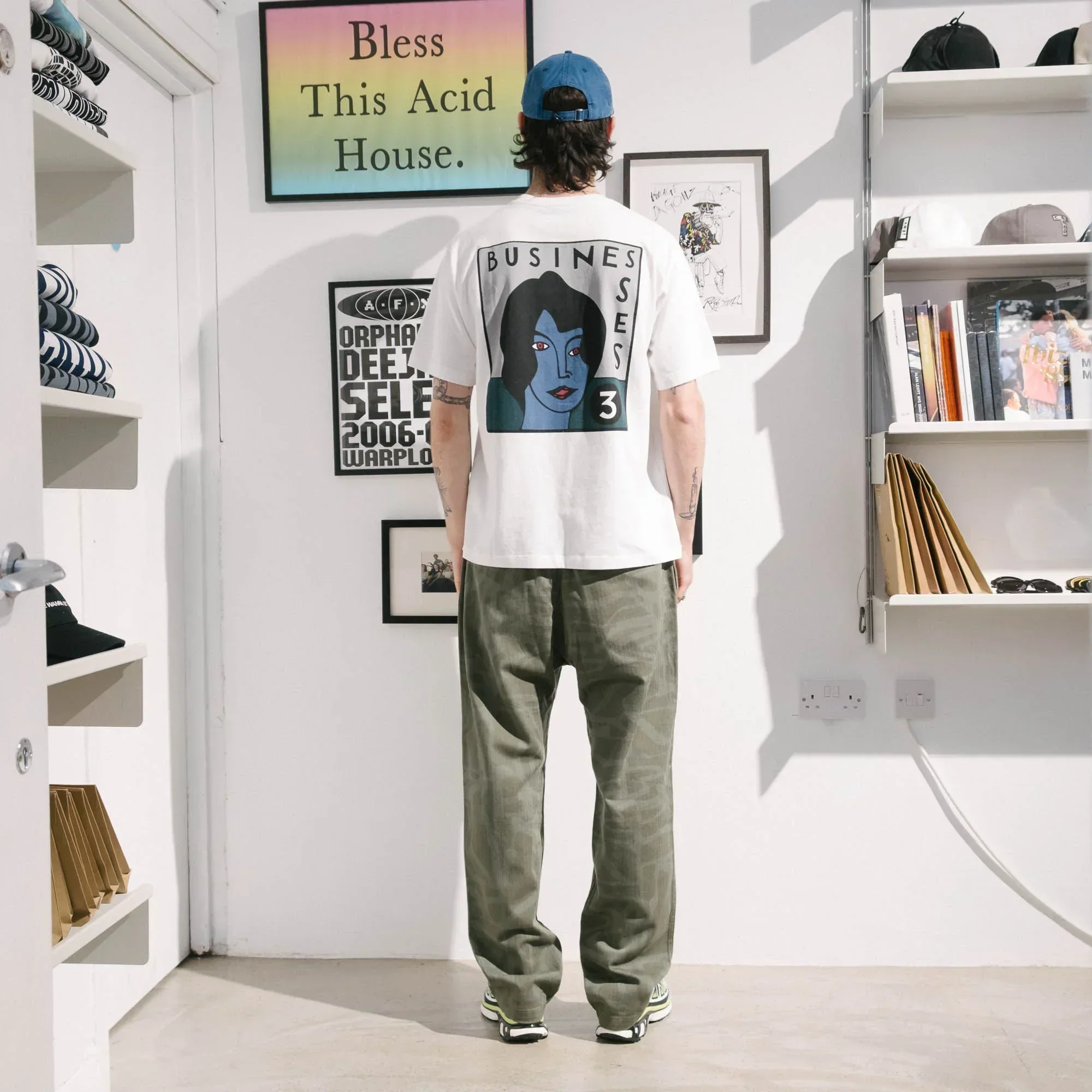 By Parra Nothing Please T-Shirt - White - Image 2