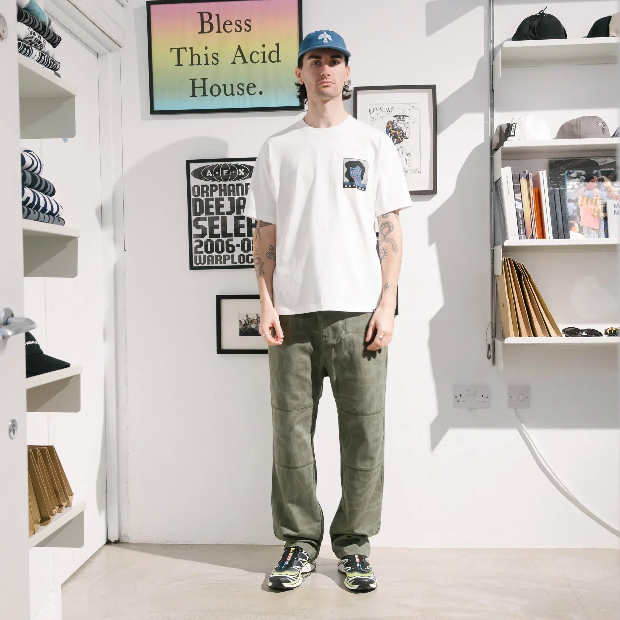 By Parra Nothing Please T-Shirt - White - Image 3
