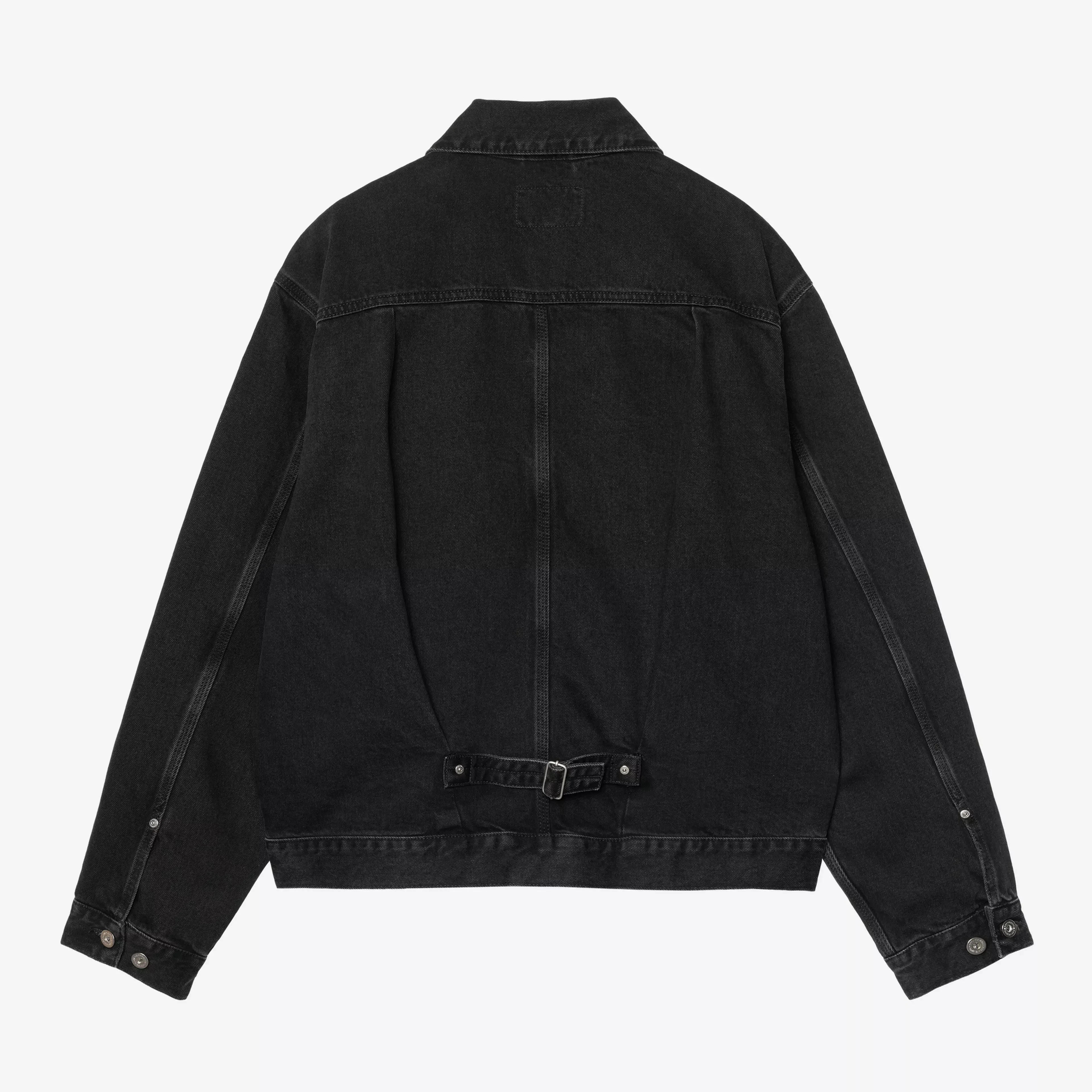 Carhartt WIP Belmar Jacket - Black Stone Washed - Image 2
