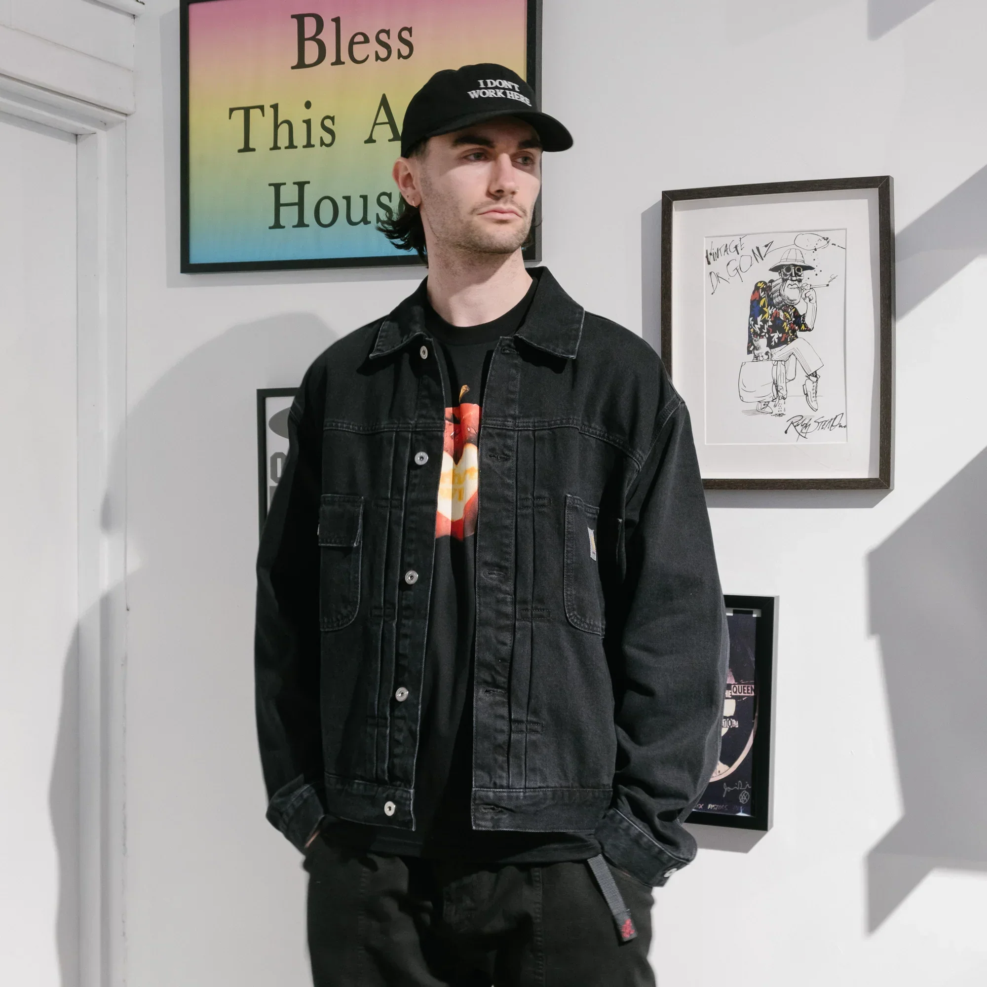 Carhartt WIP Belmar Jacket - Black Stone Washed - Image 6
