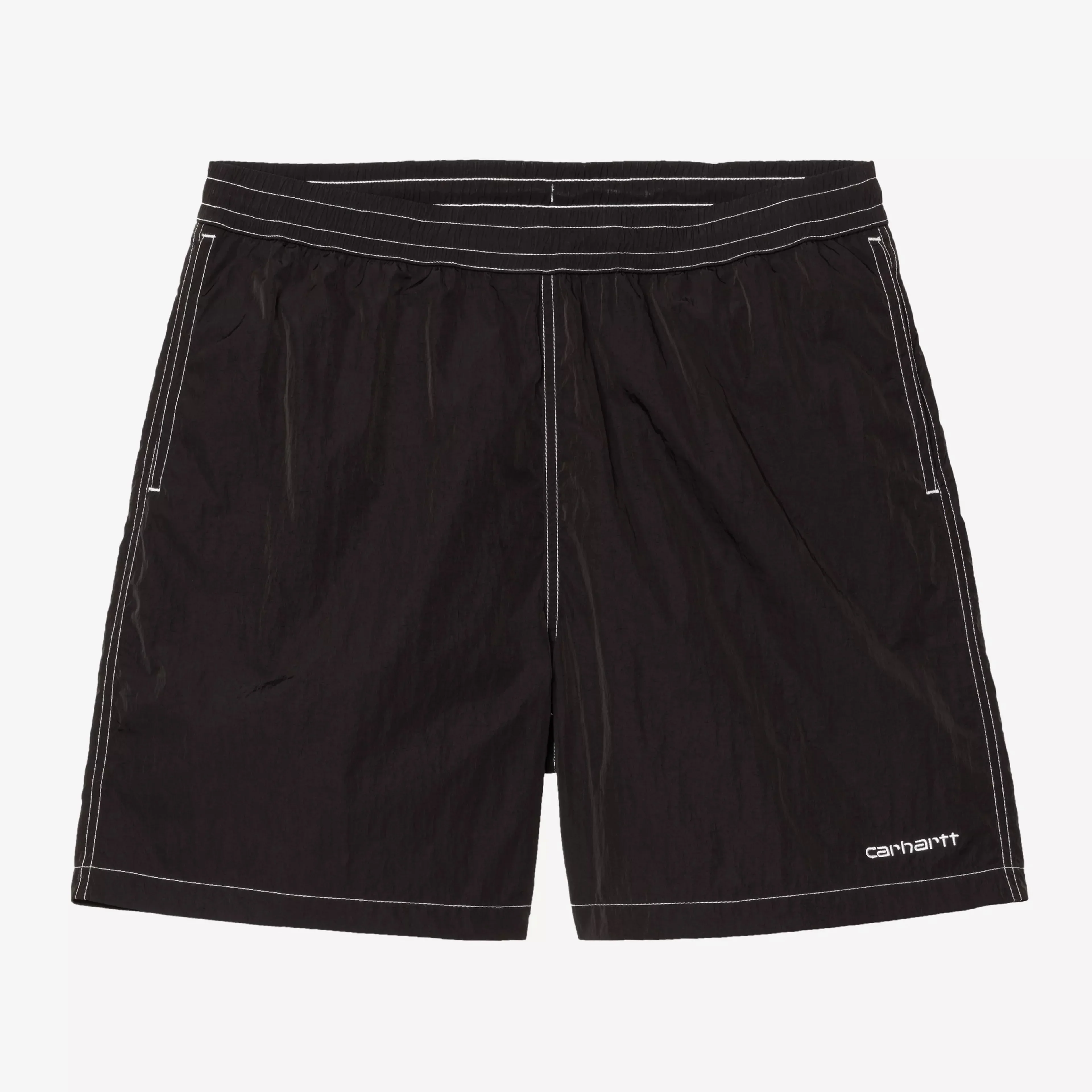 Carhartt WIP Canby Swim Trunks - Black/White