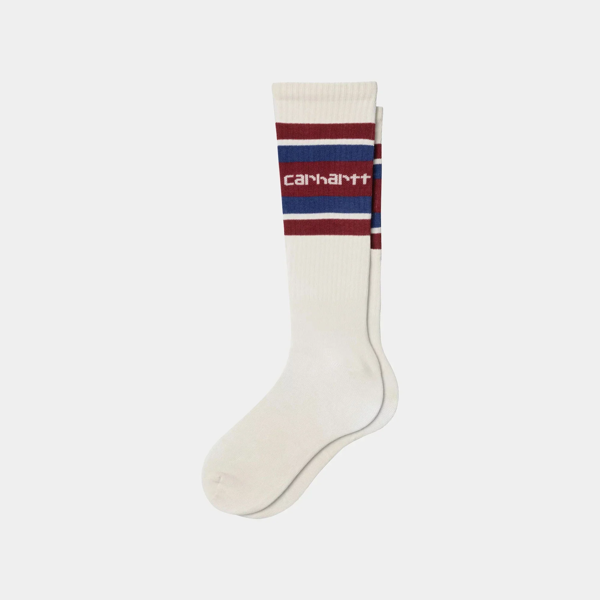 Carhartt WIP Connors Socks - Natural/ Scarlet/Wolfsbane