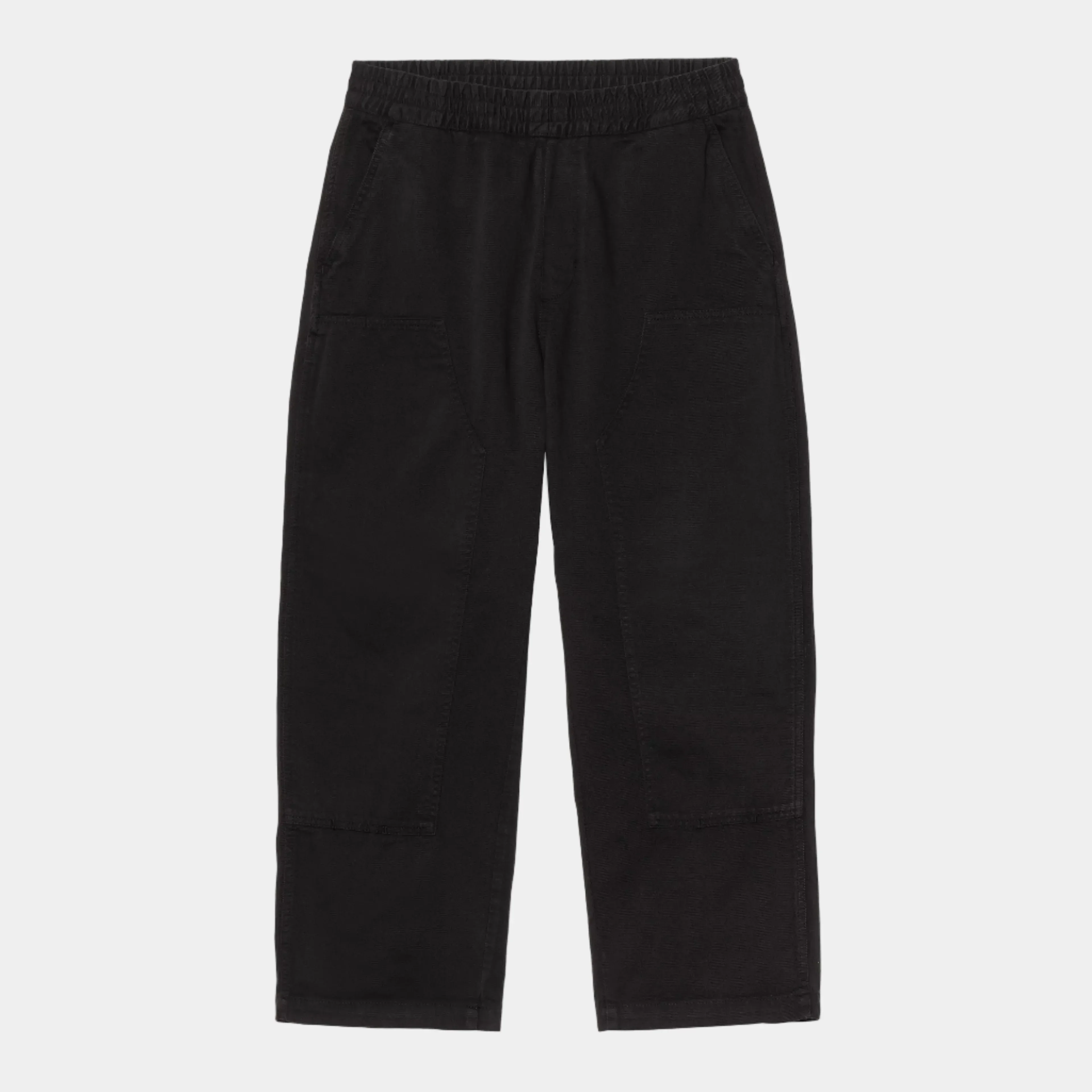 Carhartt WIP Crawton Pant - Black Garment Dyed - Image 2