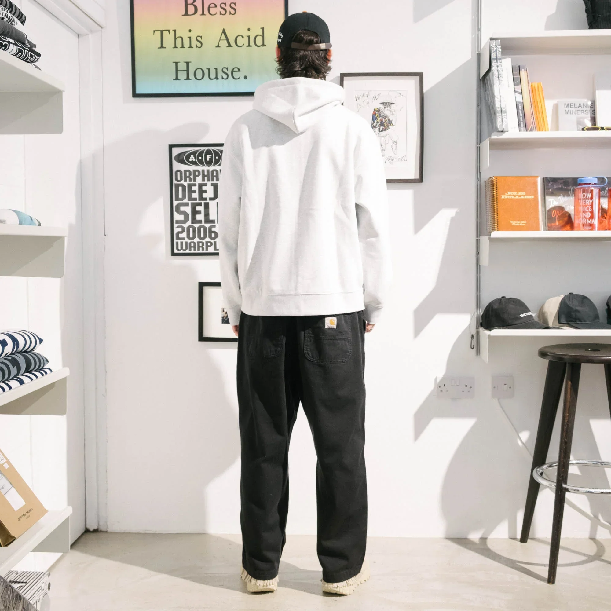 Carhartt WIP Crawton Pant - Black Garment Dyed - Image 4