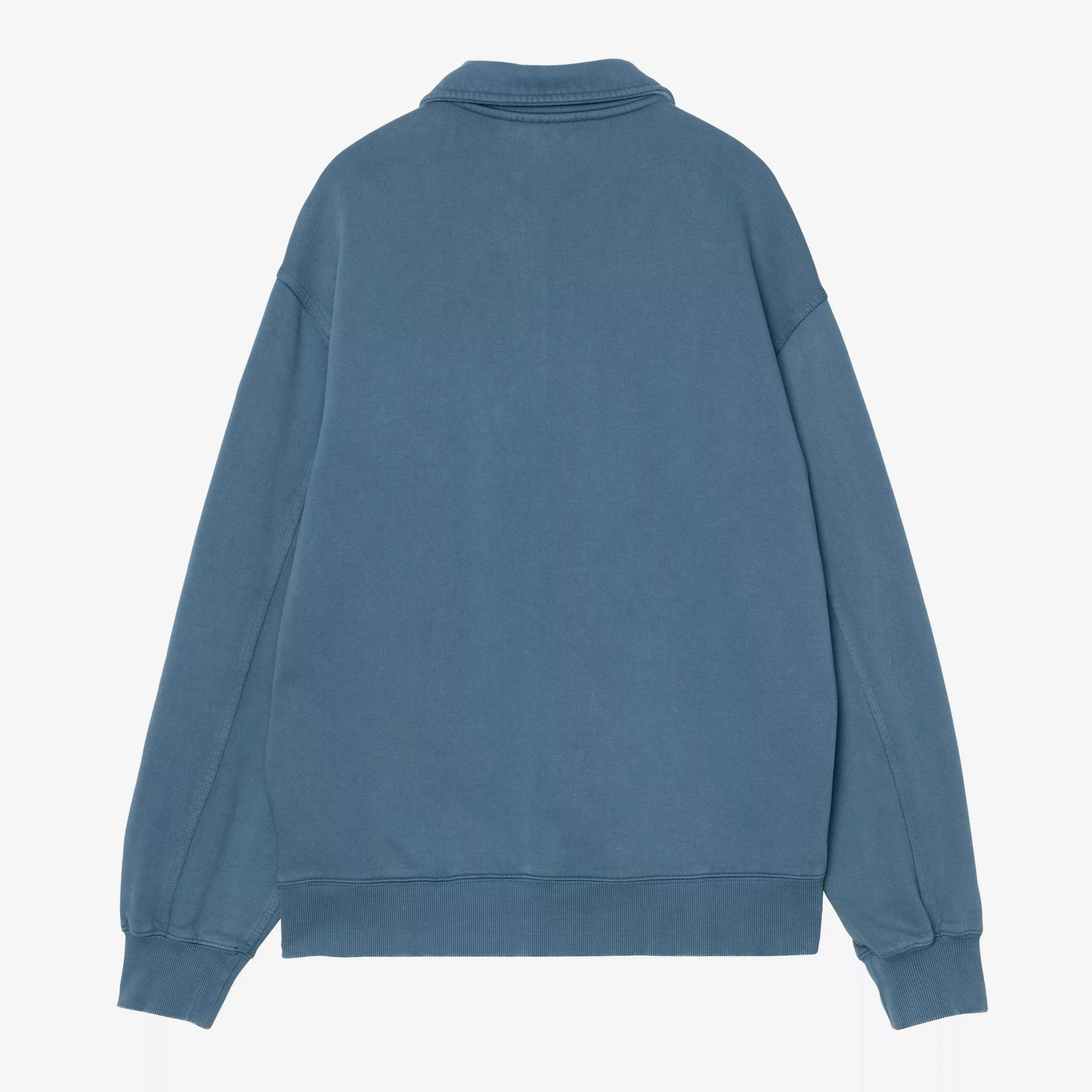 Carhartt WIP Half Zip Detroit Sweatshirt - Blue River Stonewashed - Image 2