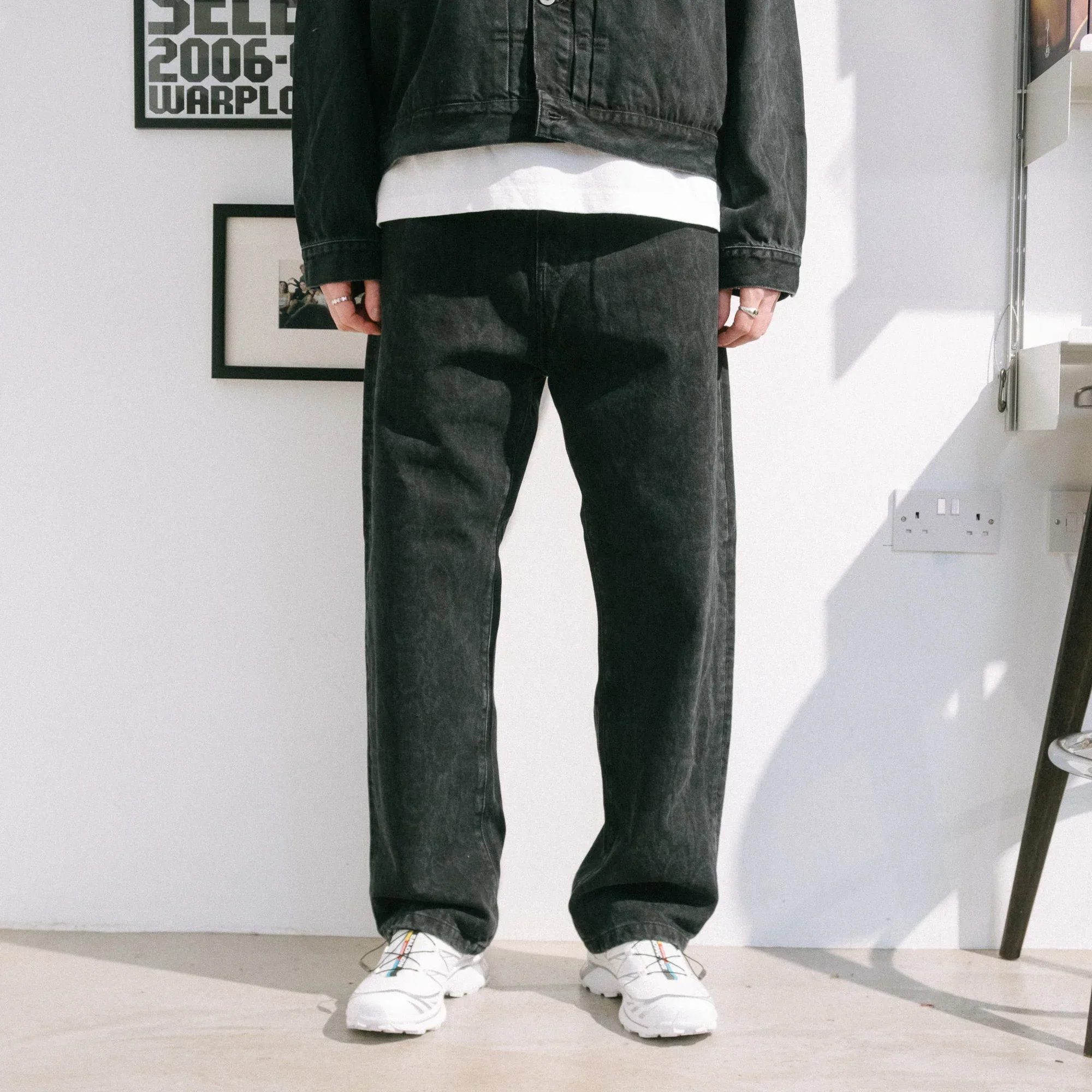 Carhartt WIP Landon Pant - Snake Camo Black Stone Washed - Image 4