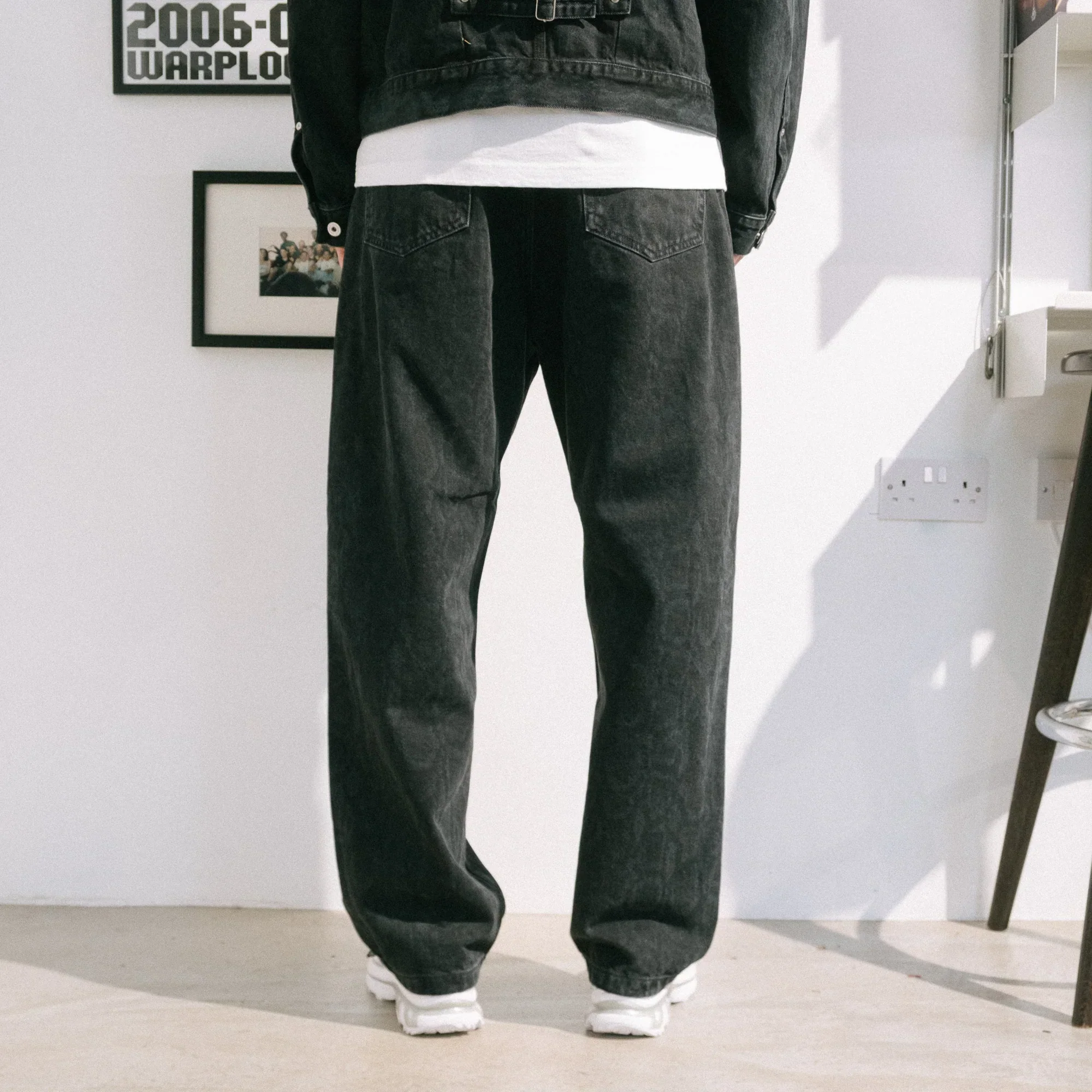 Carhartt WIP Landon Pant - Snake Camo Black Stone Washed - Image 5