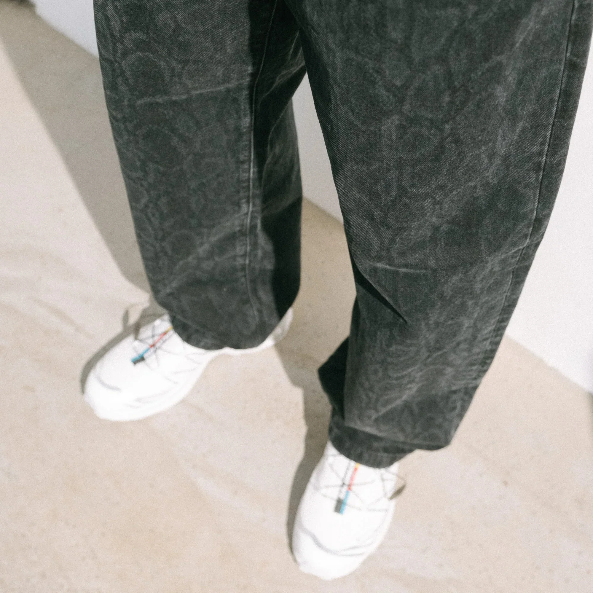 Carhartt WIP Landon Pant - Snake Camo Black Stone Washed - Image 6