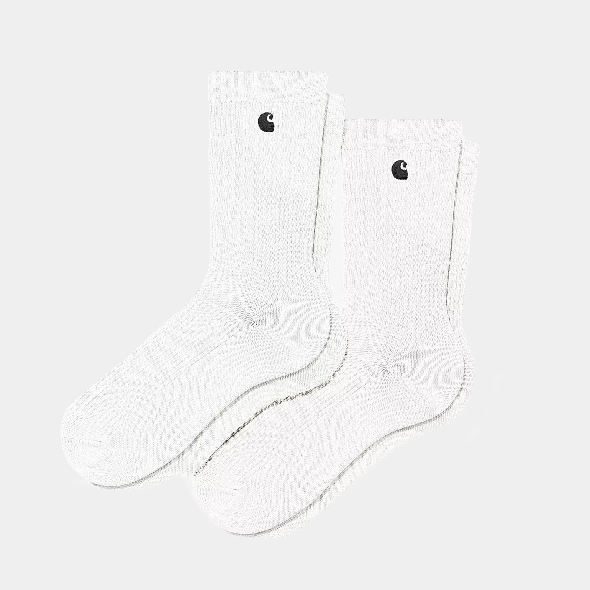 Carhartt WIP Madison 2-Pack Socks - White/Black