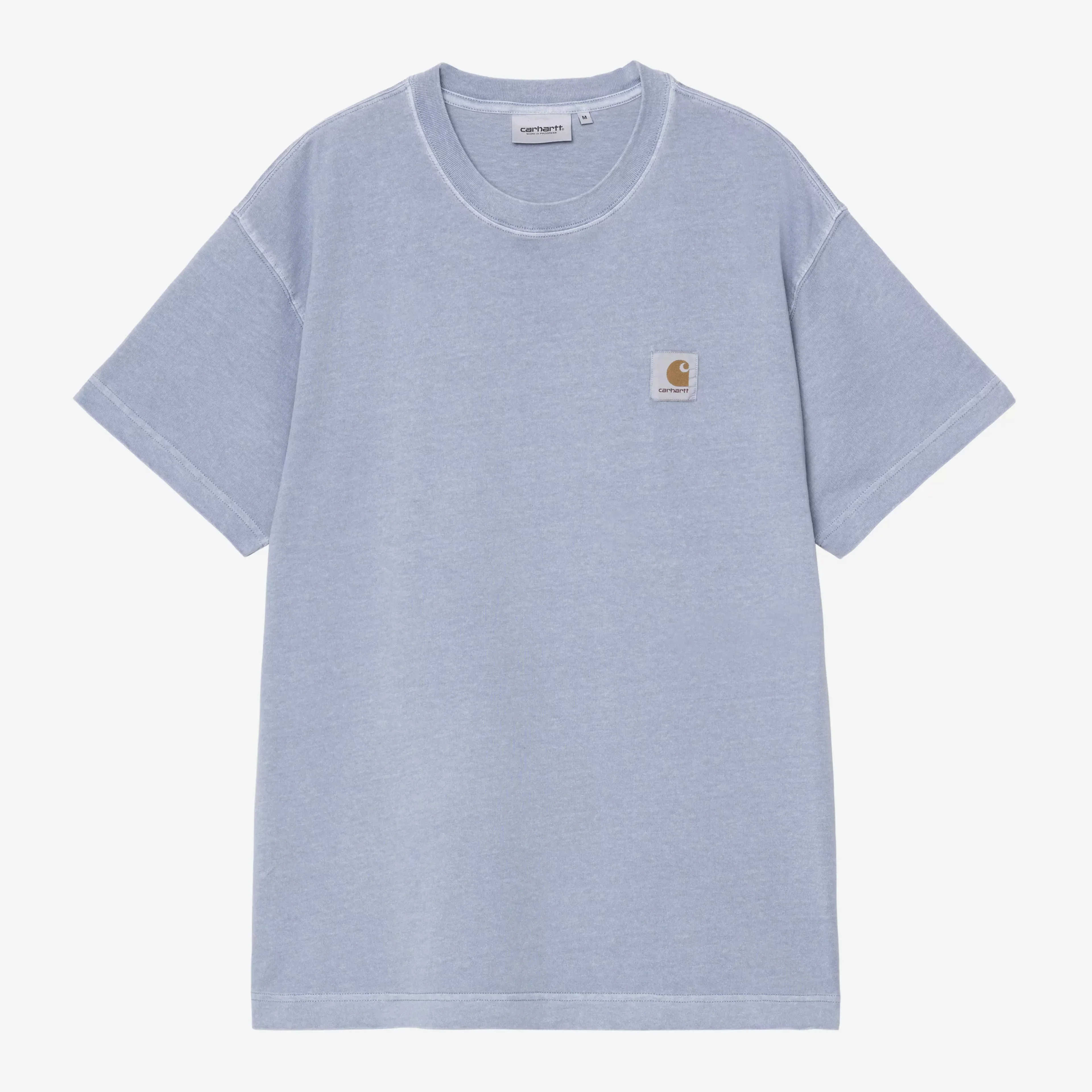 Carhartt WIP Nelson T-Shirt - Gentle Blue Garment Dyed