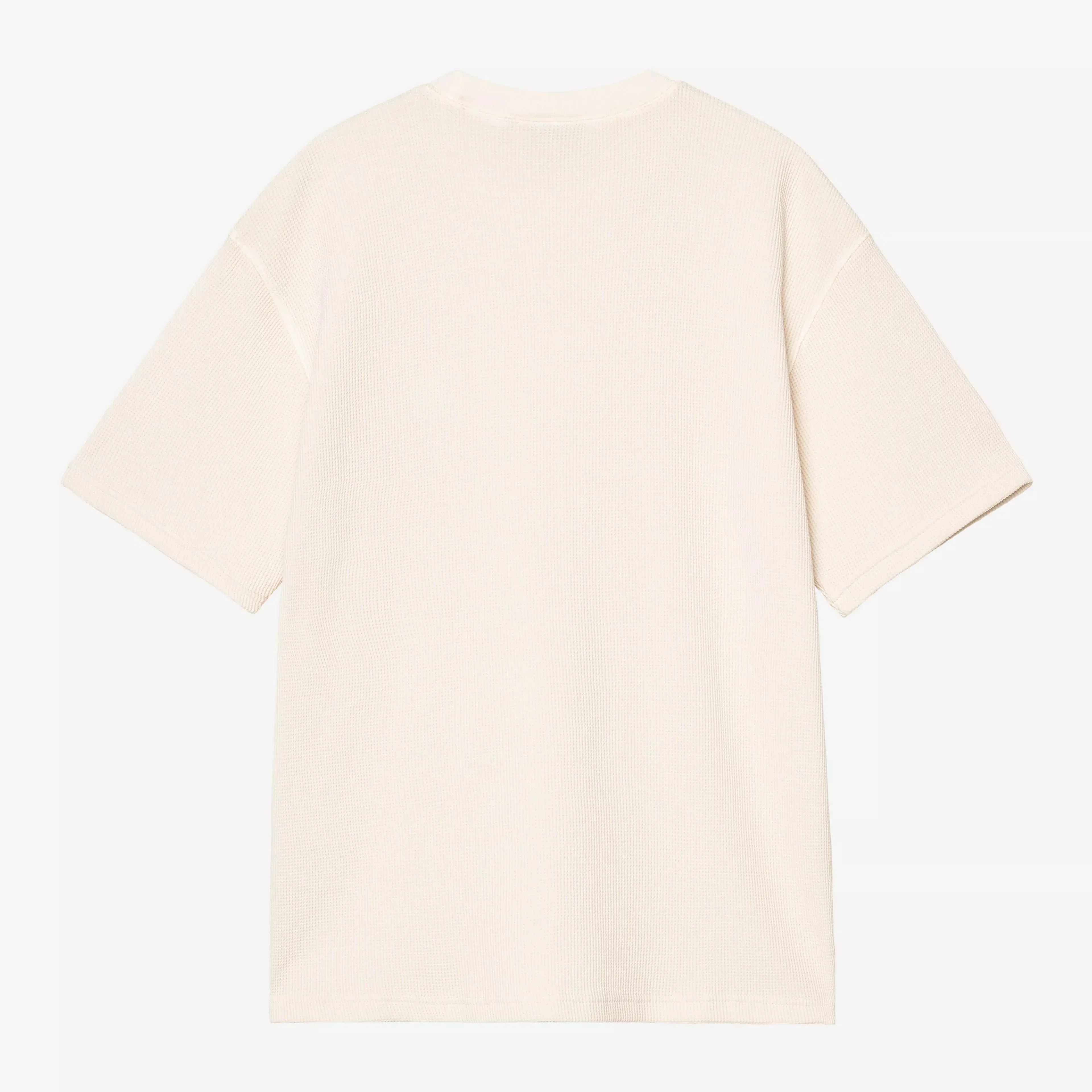 Carhartt WIP Nelson Waffle T-Shirt - Natural Garment Dyed - Image 2