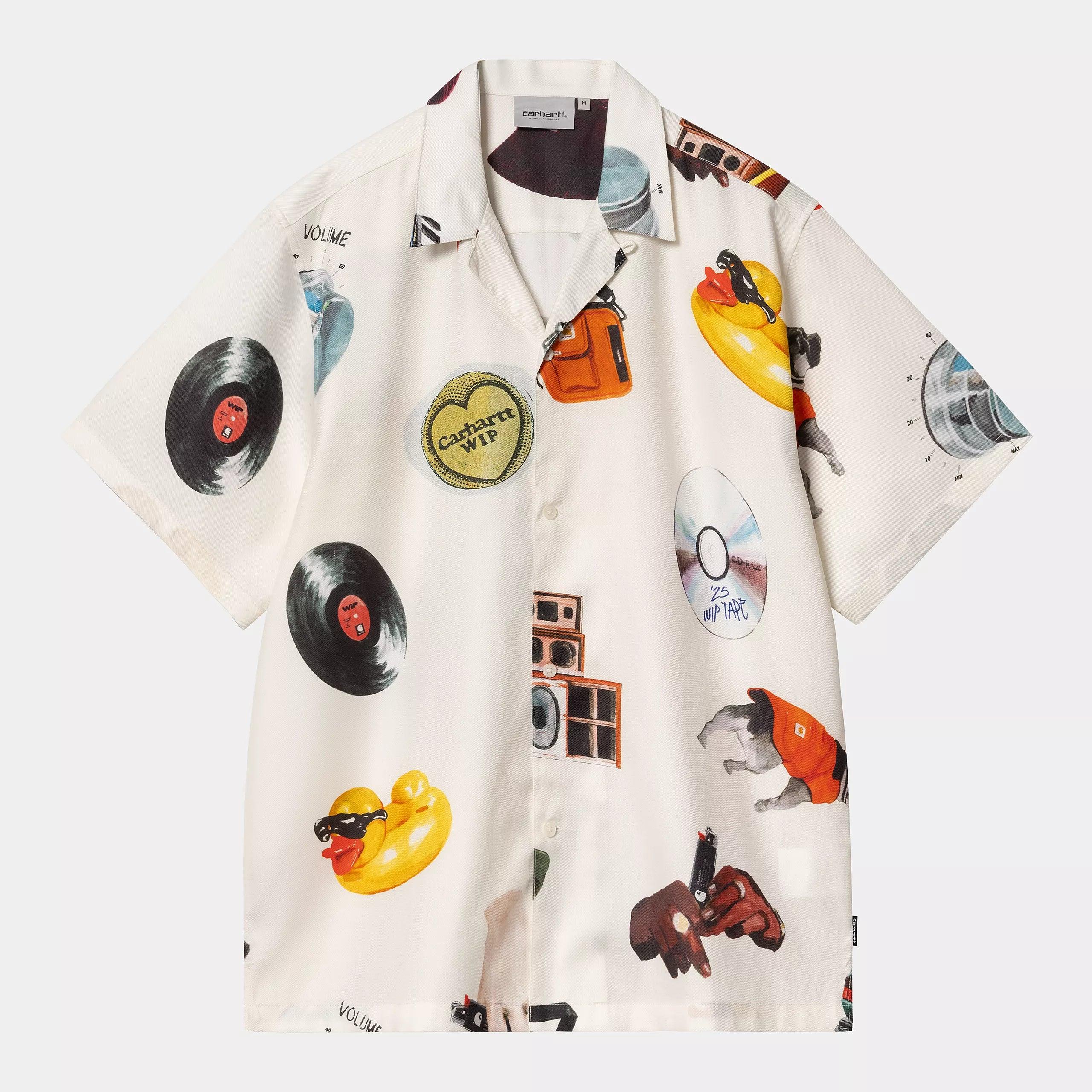 Carhartt WIP S/S Jacob Rochester Shirt - Jacob Rochester Print/Wax - Image 3
