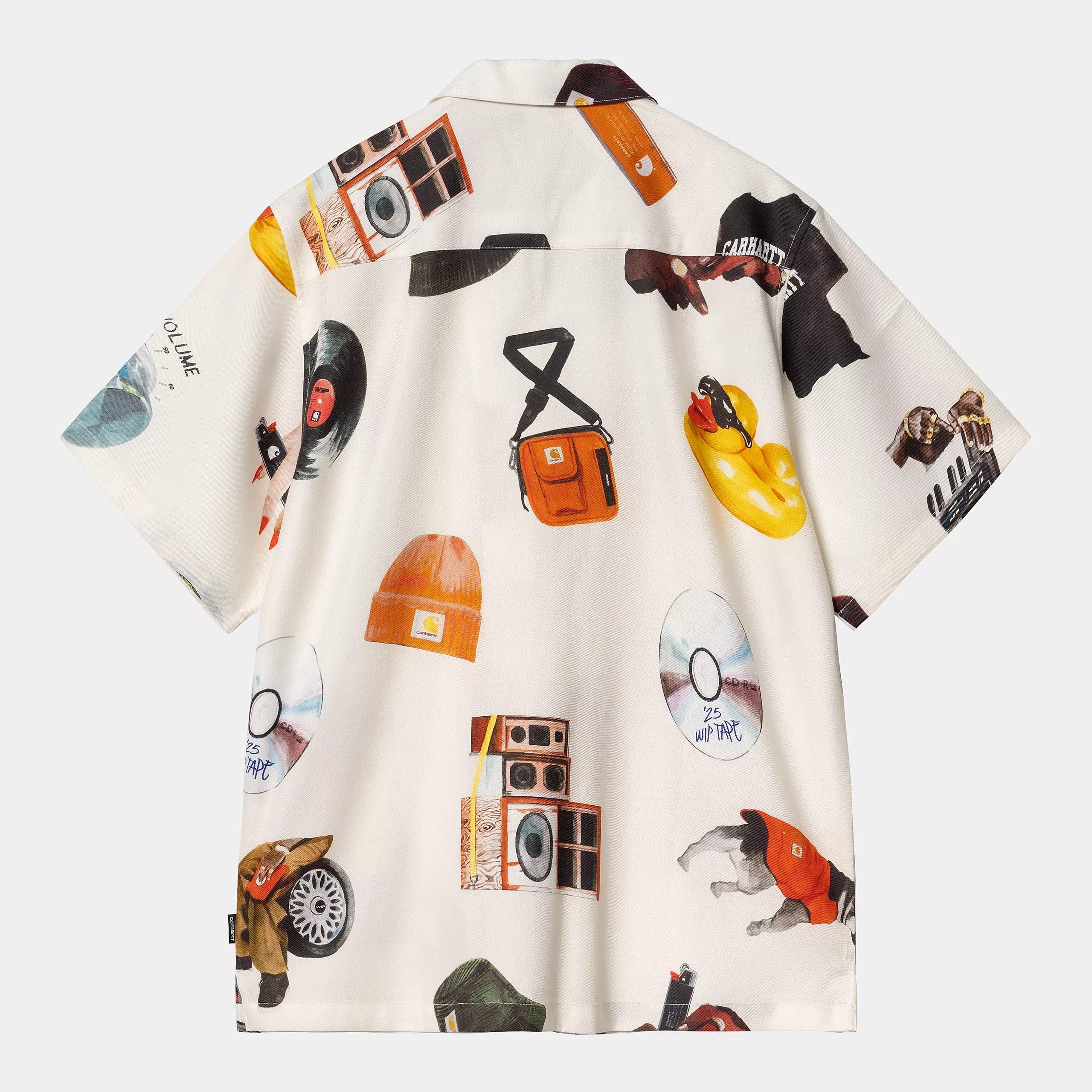 Carhartt WIP S/S Jacob Rochester Shirt - Jacob Rochester Print/Wax - Image 4