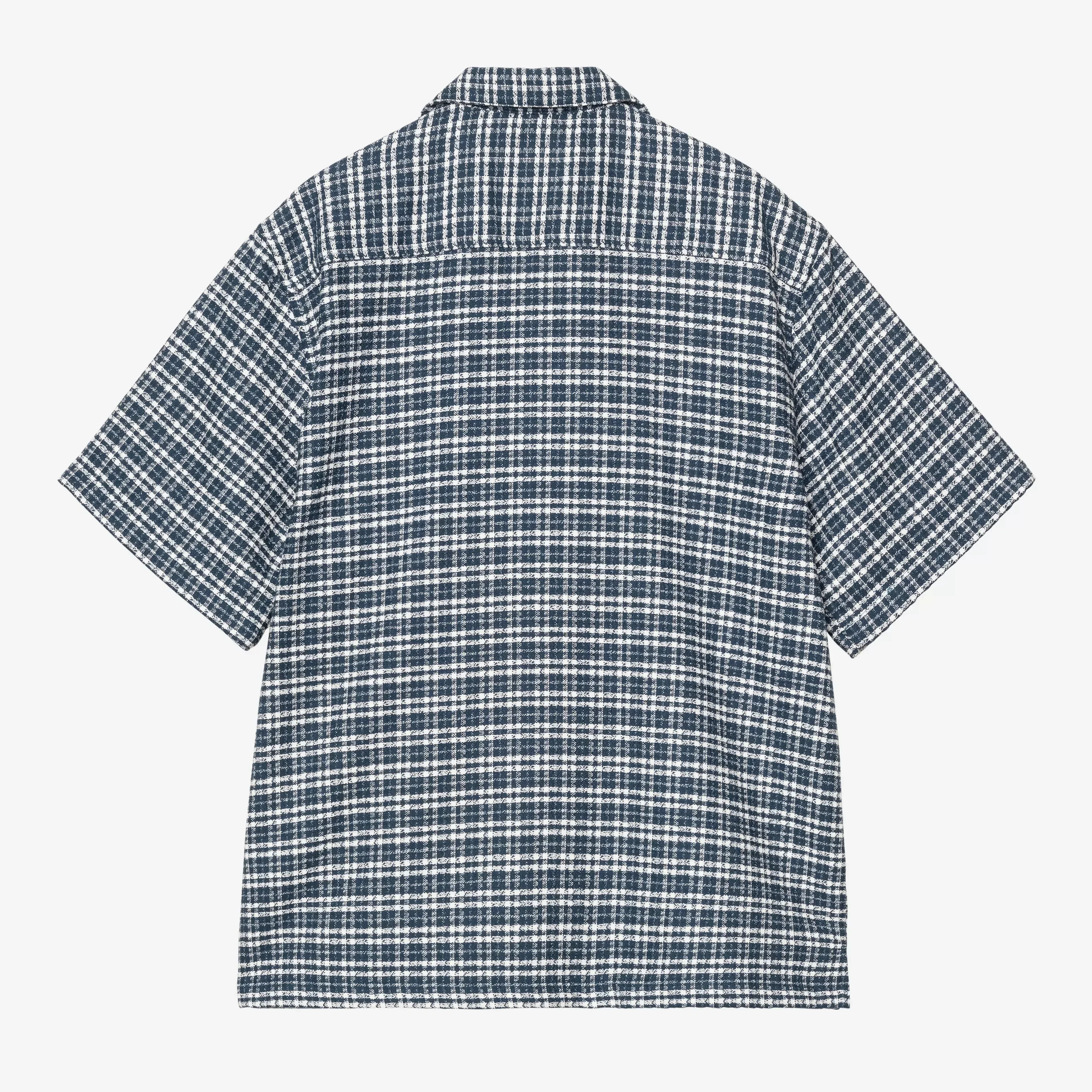 Carhartt WIP S/S Kander Shirt - Kander Check/Blue River - Image 2