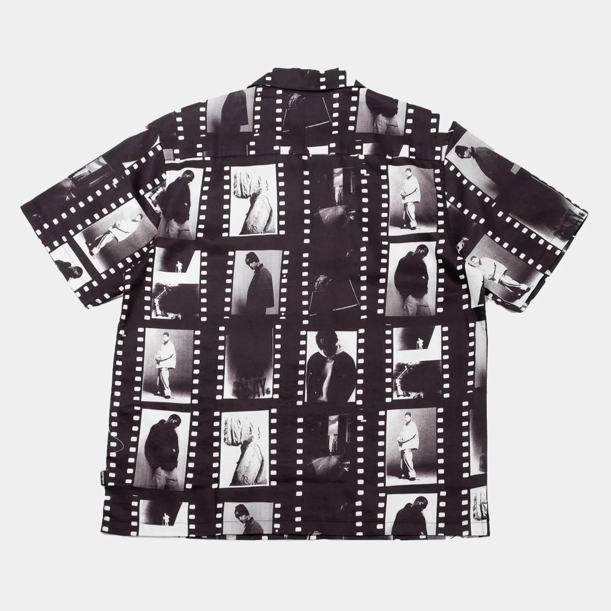Carhartt WIP S/S Photo Strip Shirt - Black/White - Image 5