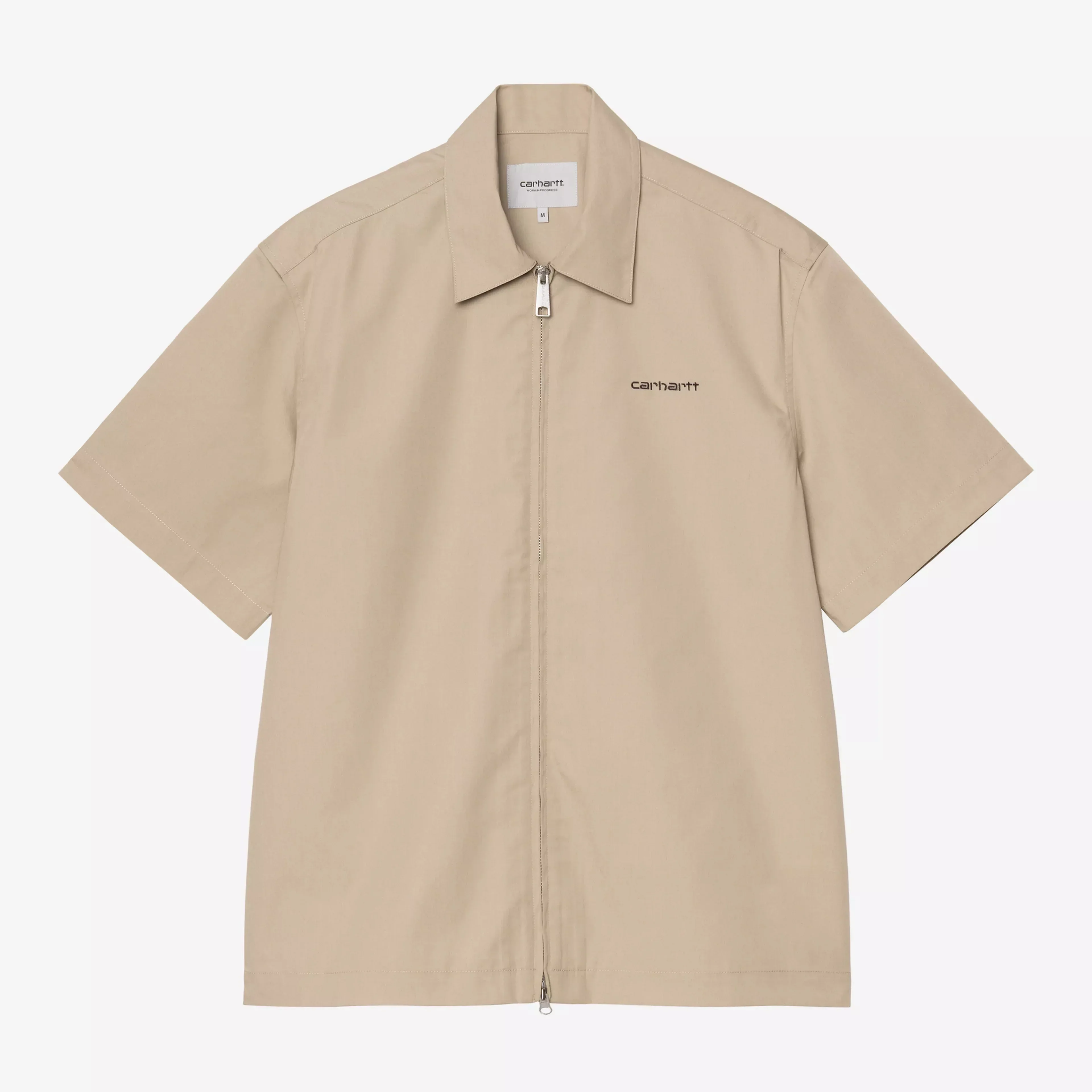 Carhartt WIP S/S Postal Zip Shirt - Iroko/Black