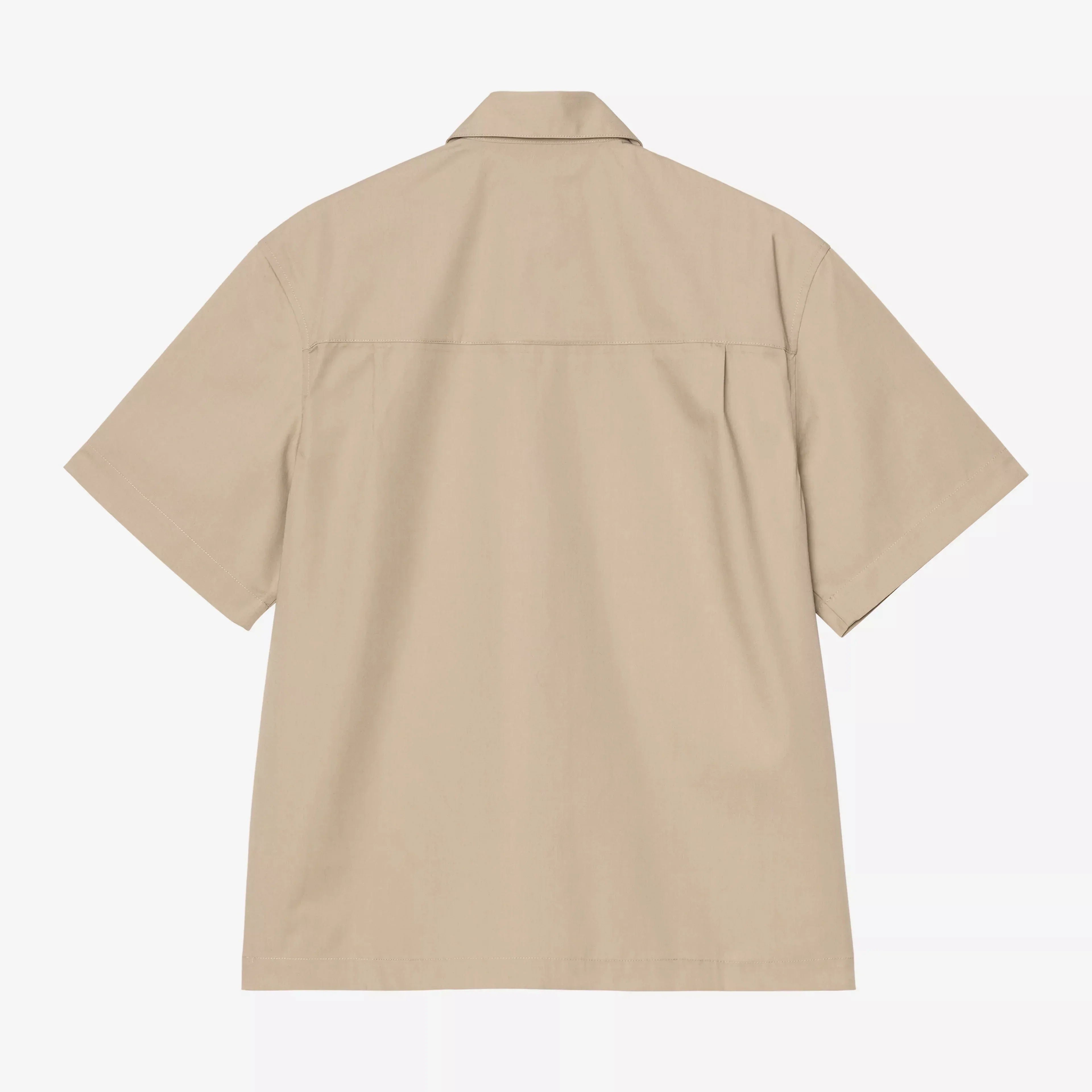 Carhartt WIP S/S Postal Zip Shirt - Iroko/Black - Image 2