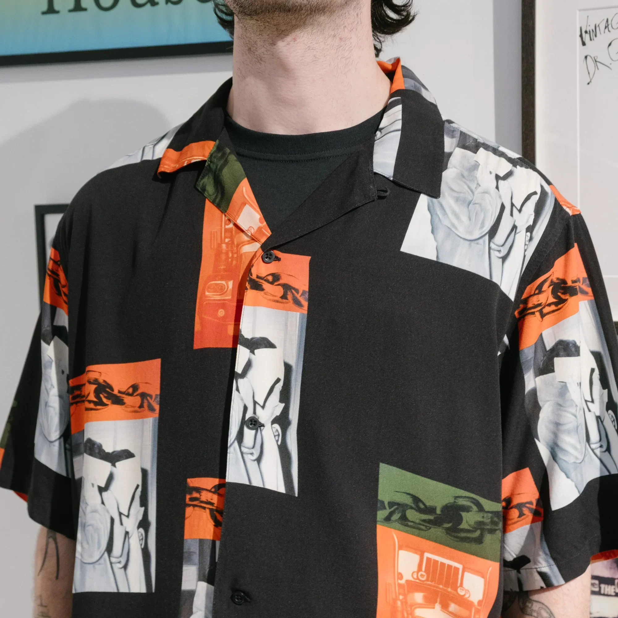 Carhartt WIP S/S Sean Hamilton Shirt - Sean Hamilton/Black - Image 5