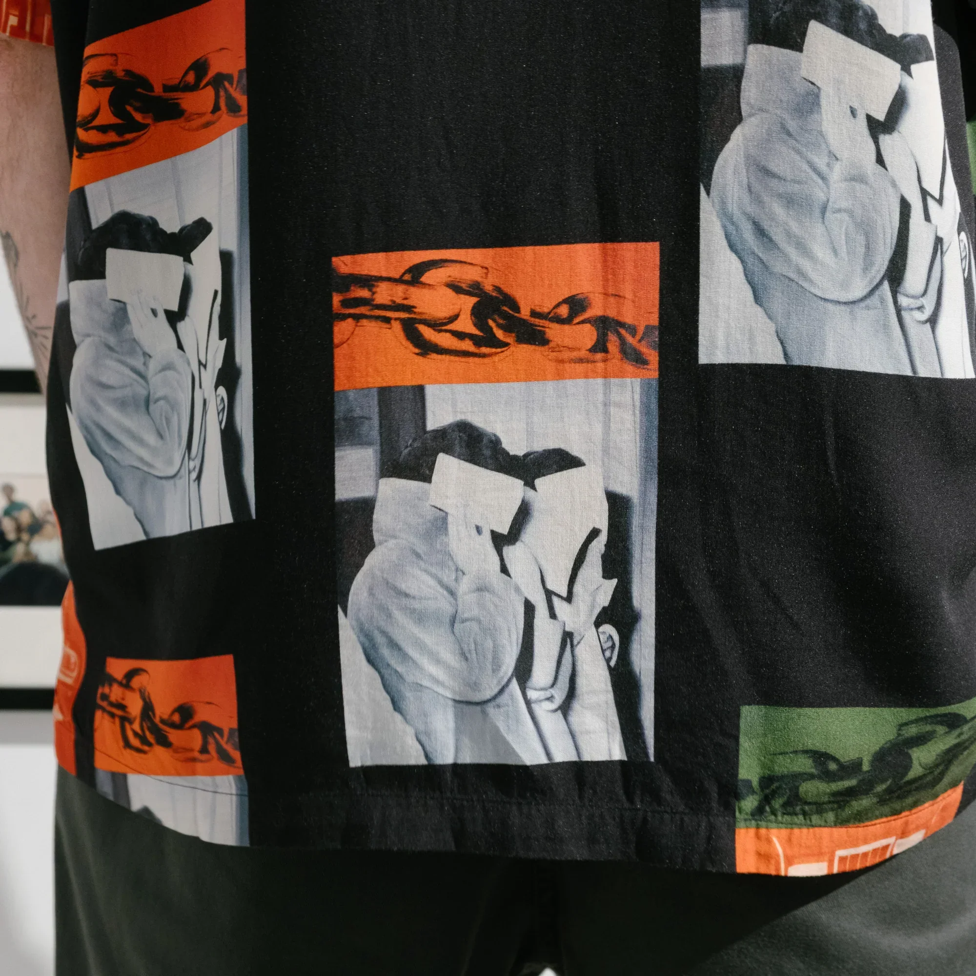 Carhartt WIP S/S Sean Hamilton Shirt - Sean Hamilton/Black - Image 7