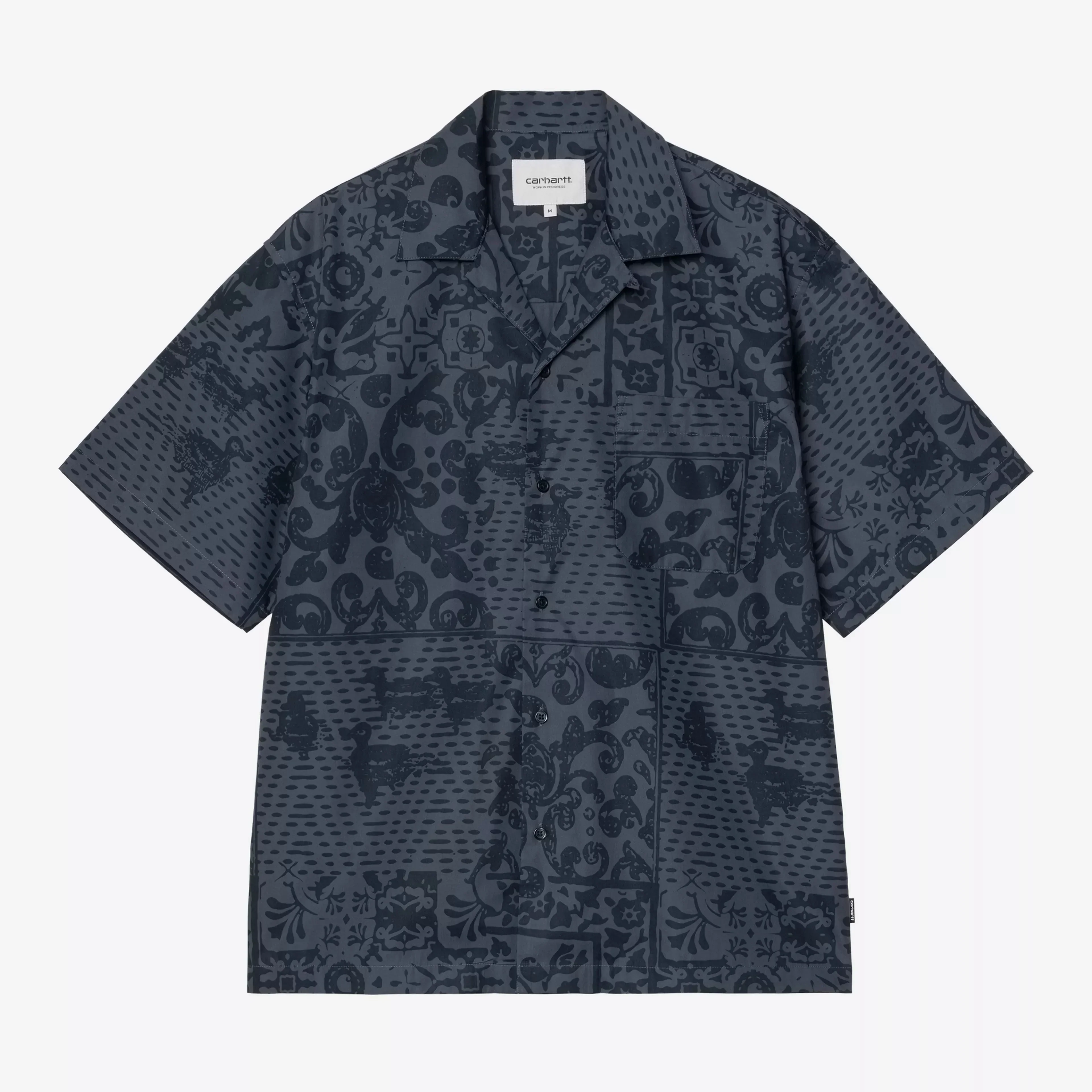 Carhartt WIP S/S Vestige Shirt - Vestige/Blue