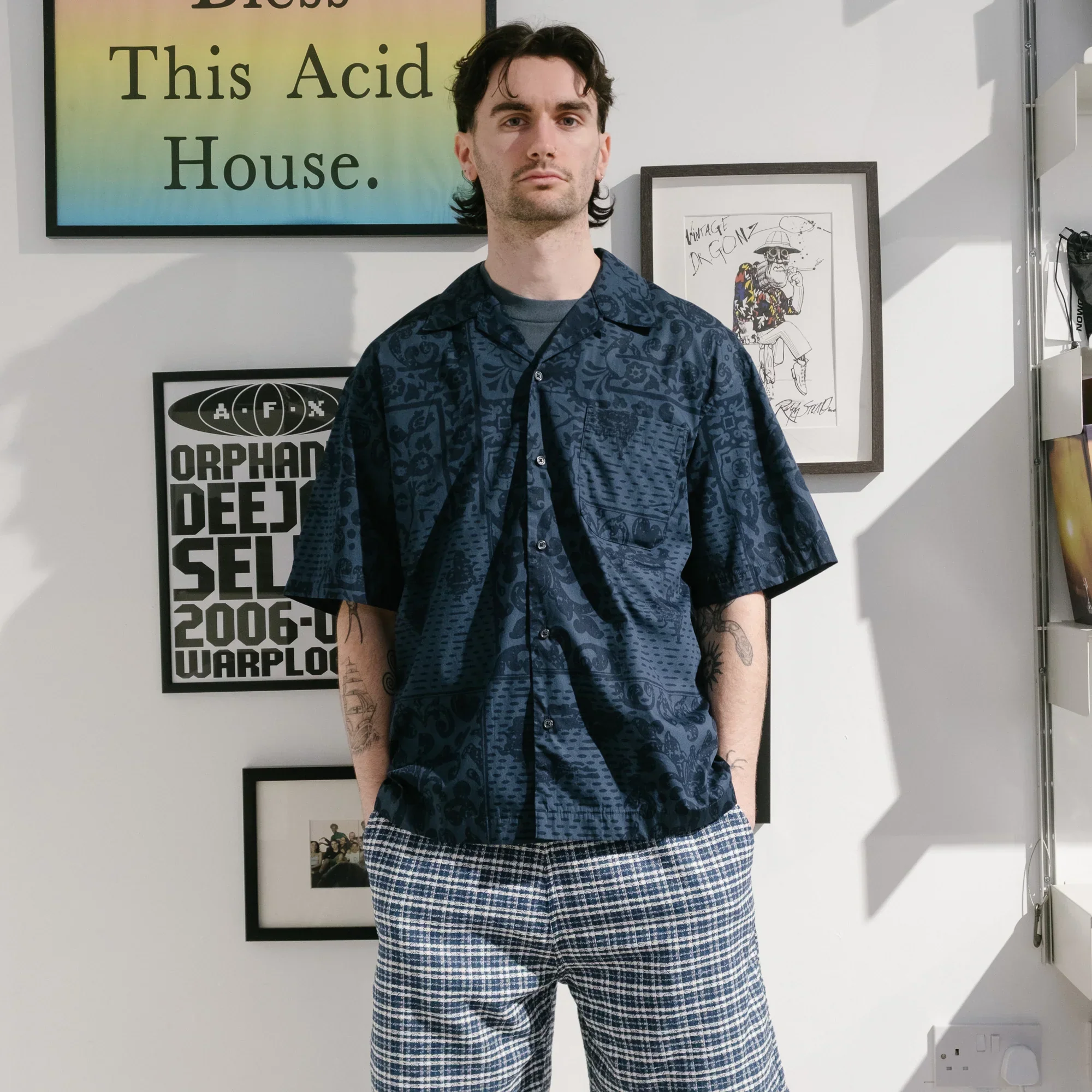 Carhartt WIP S/S Vestige Shirt - Vestige/Blue - Image 5