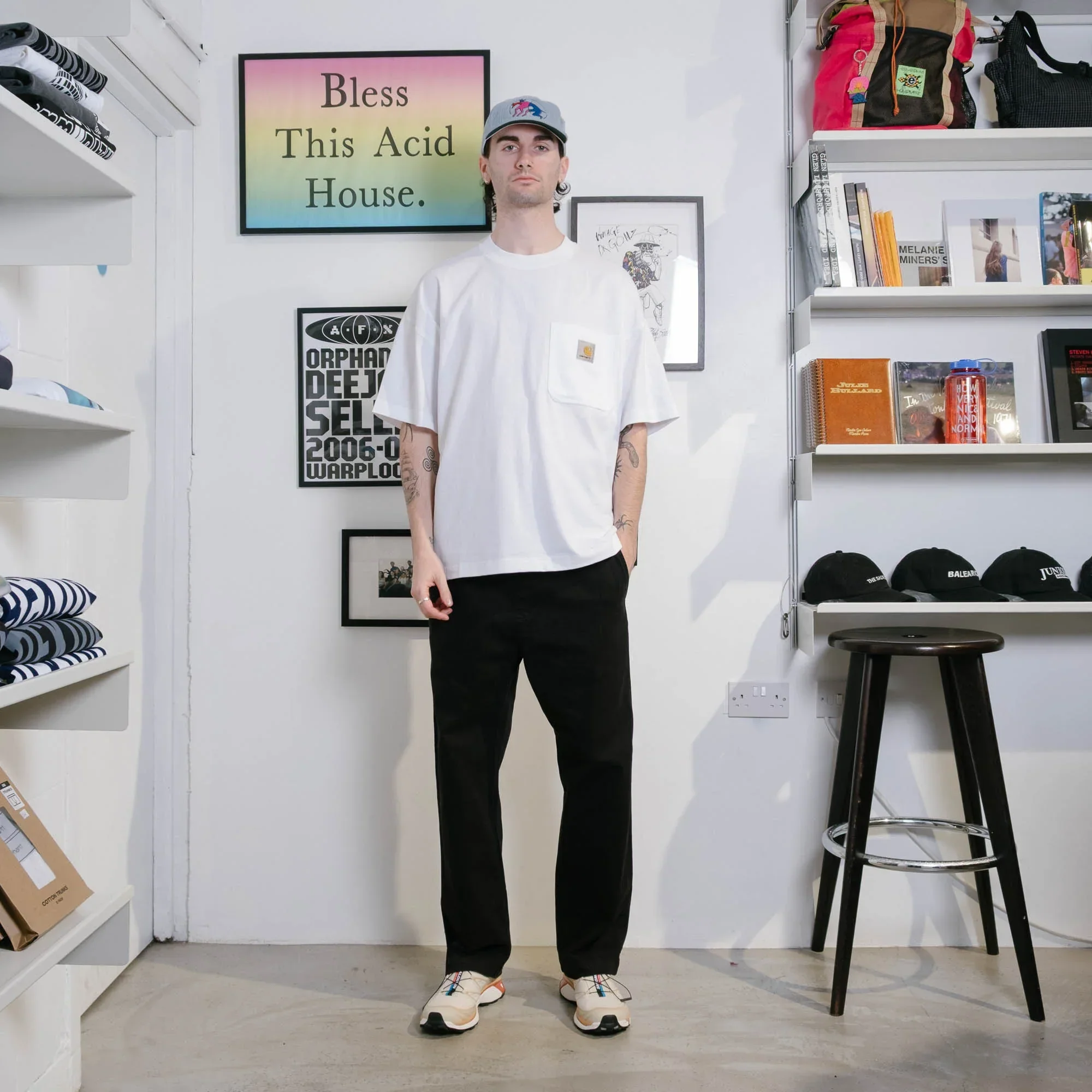 Carhartt WIP Work Pocket T-Shirt - White - Image 2