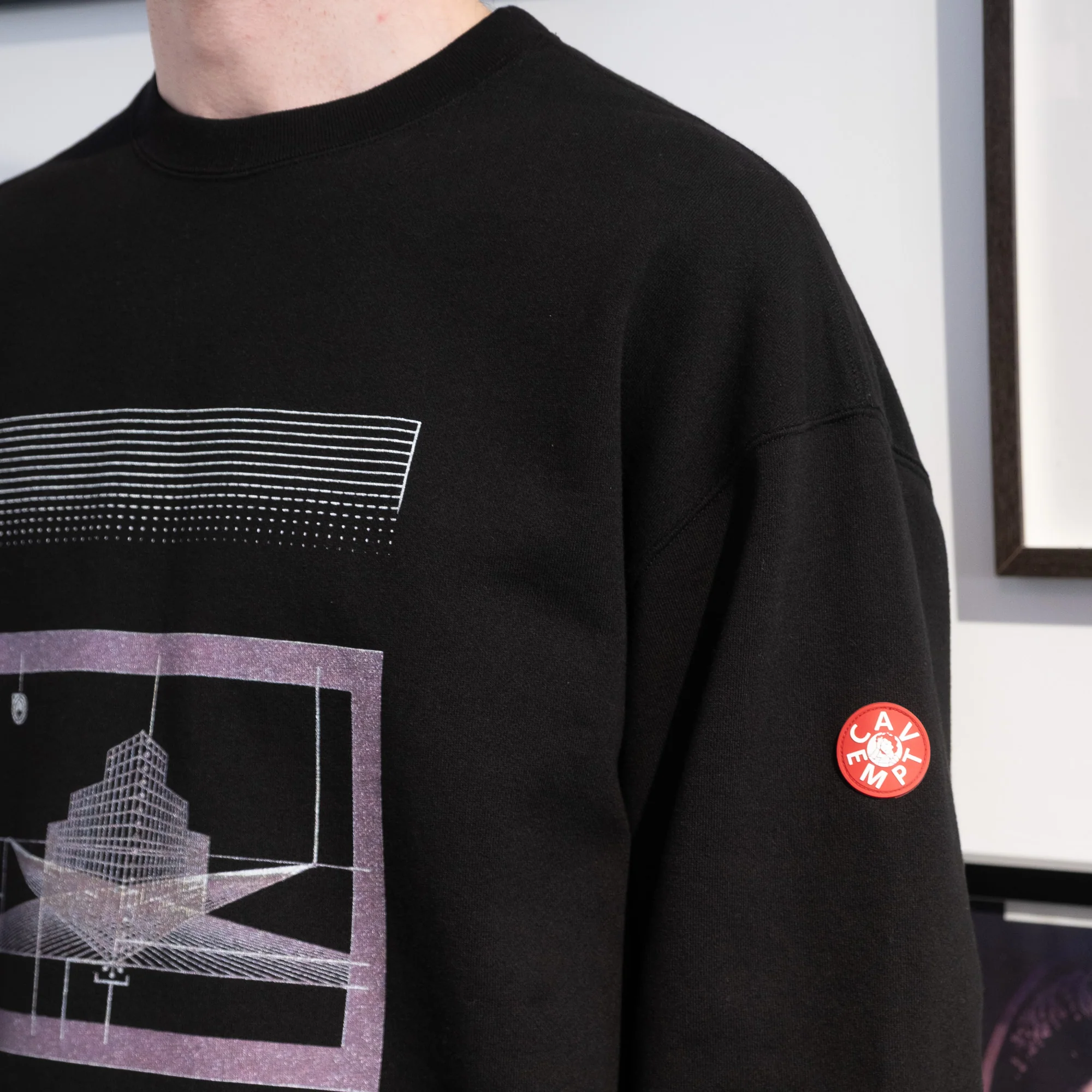 Cav Empt As Cdisc2_1 Crew Neck Sweater - Black - Image 10