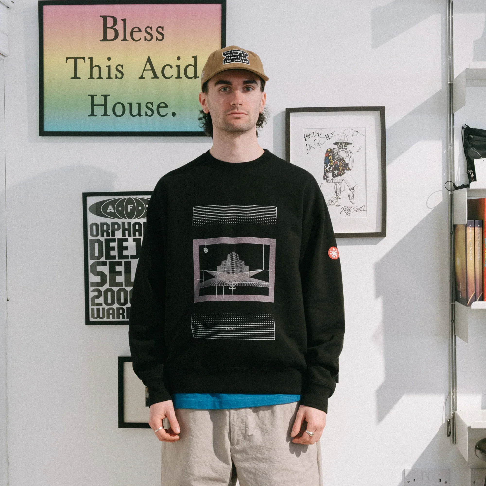 Cav Empt As Cdisc2_1 Crew Neck Sweater - Black - Image 9