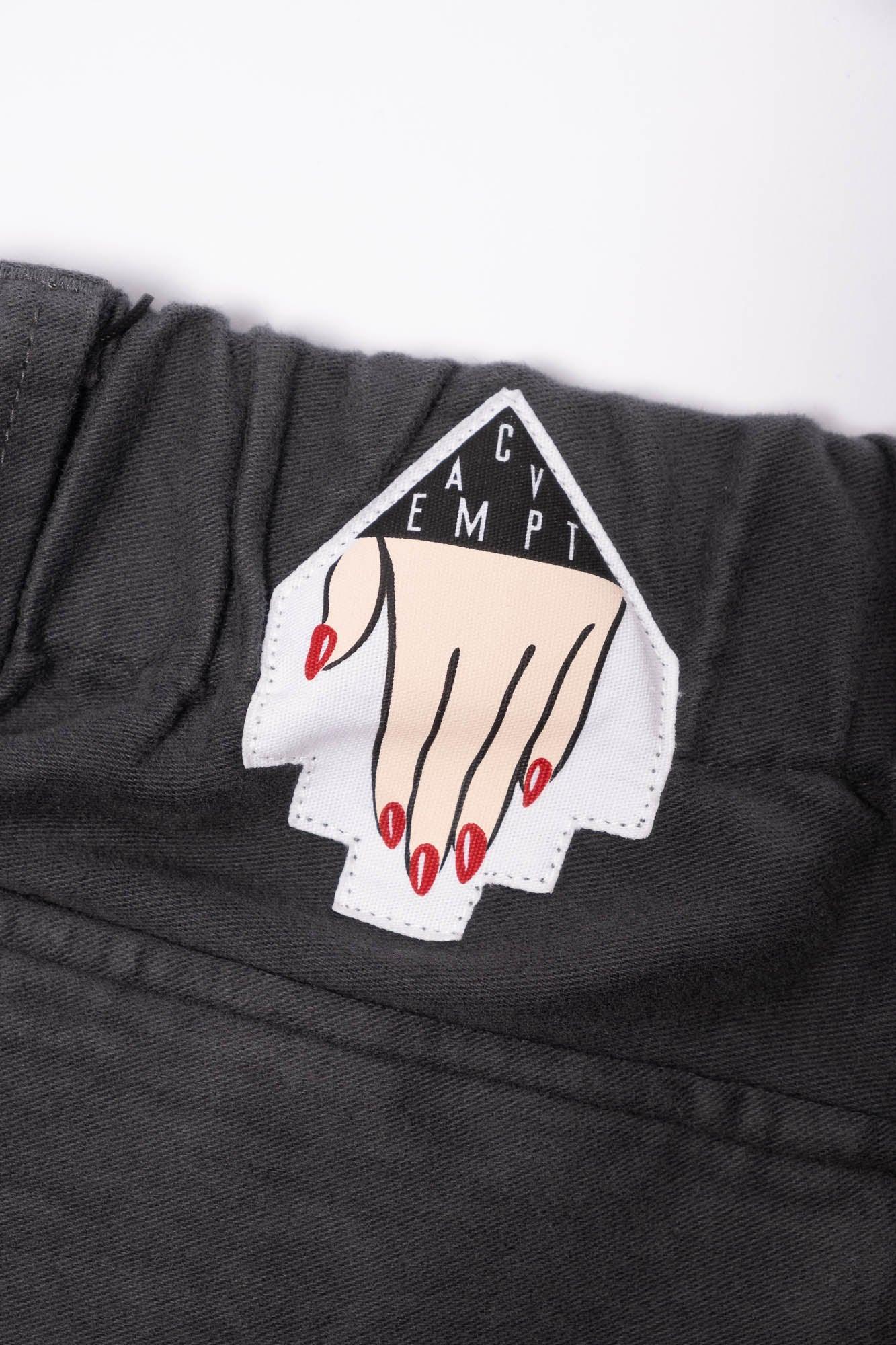 Cav Empt Brushed Cotton Comfort Pants - Charcoal - Image 5