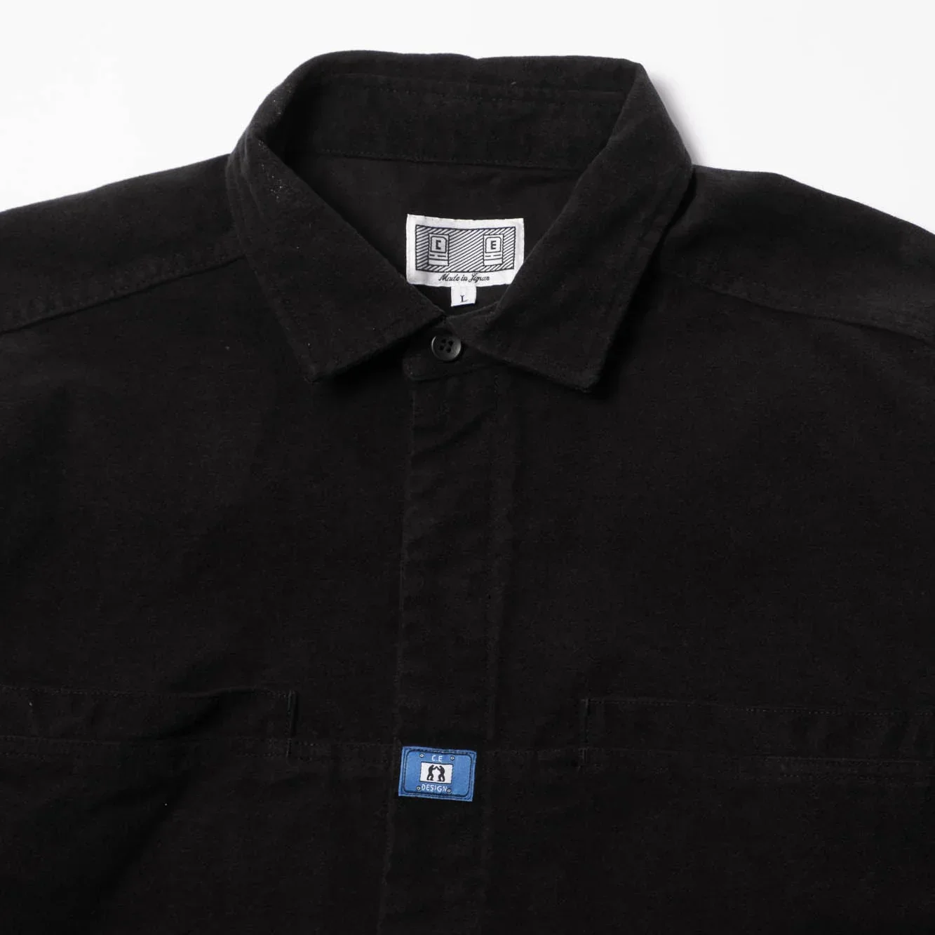 Cav Empt Brushed Cotton Design Big Shirt - Black - Image 2