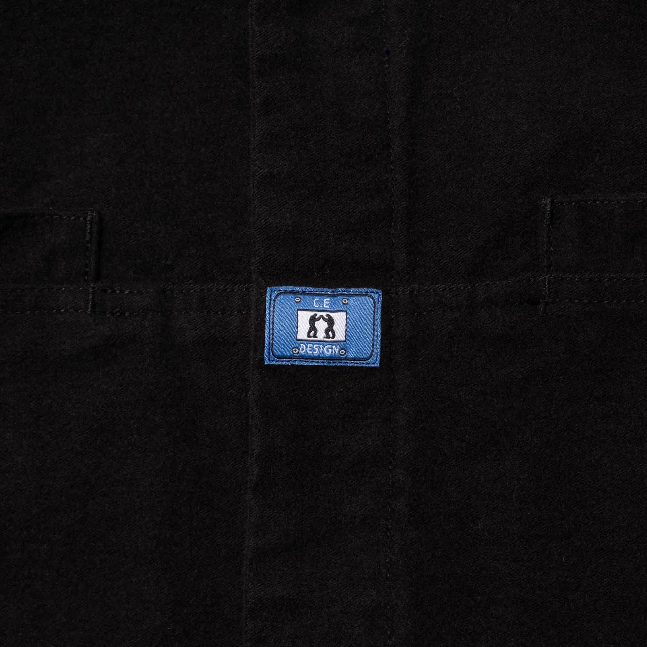 Cav Empt Brushed Cotton Design Big Shirt - Black - Image 4
