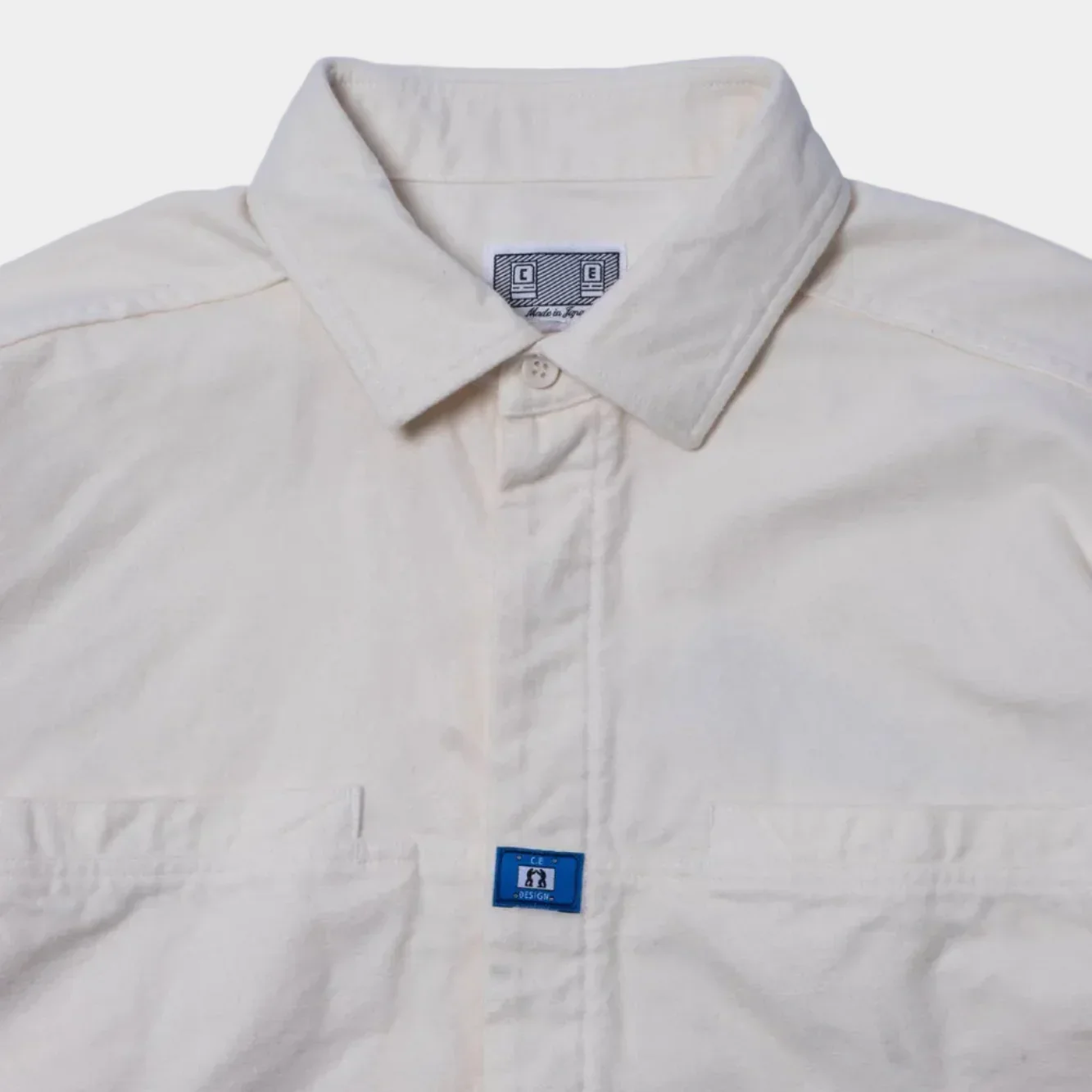 Cav Empt Brushed Cotton Design Big Shirt - White - Image 2