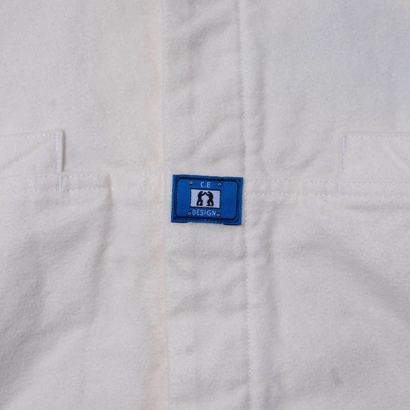 Cav Empt Brushed Cotton Design Big Shirt - White - Image 3