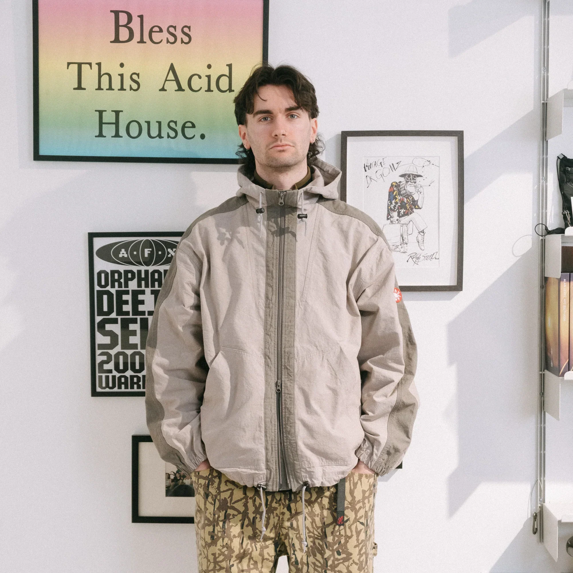 Cav Empt CN Rip Hood Jacket - Grey - Image 8