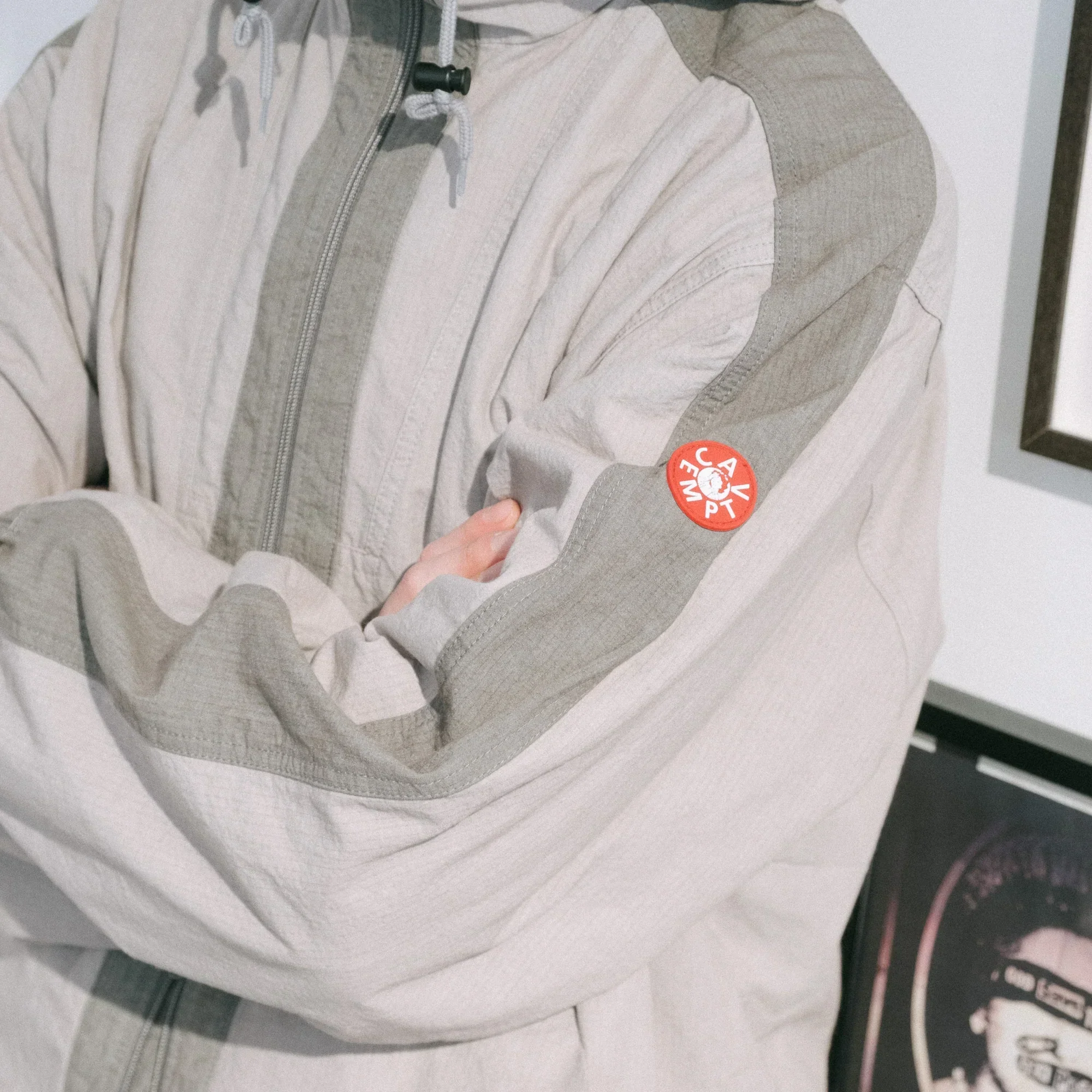 Cav Empt CN Rip Hood Jacket - Grey - Image 9