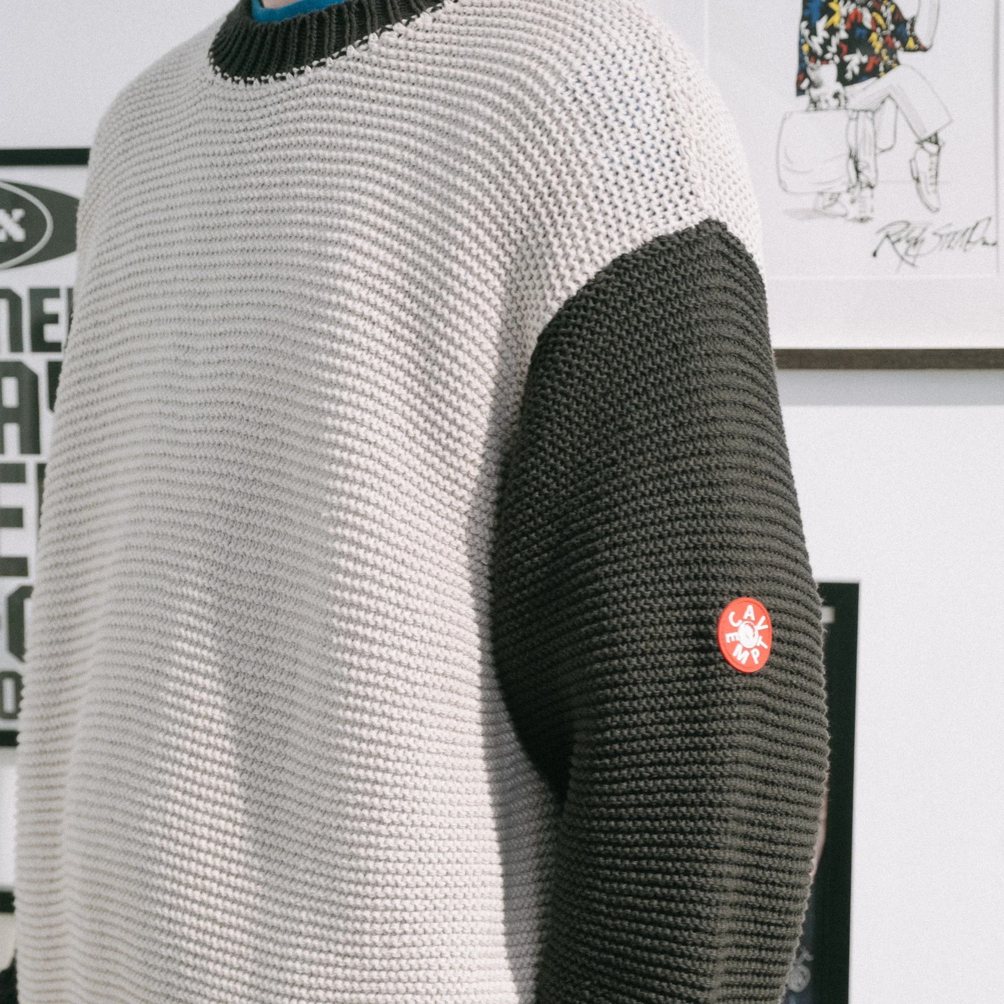 Cav Empt Coloured Cotton Knit Sweater - Grey - Image 11